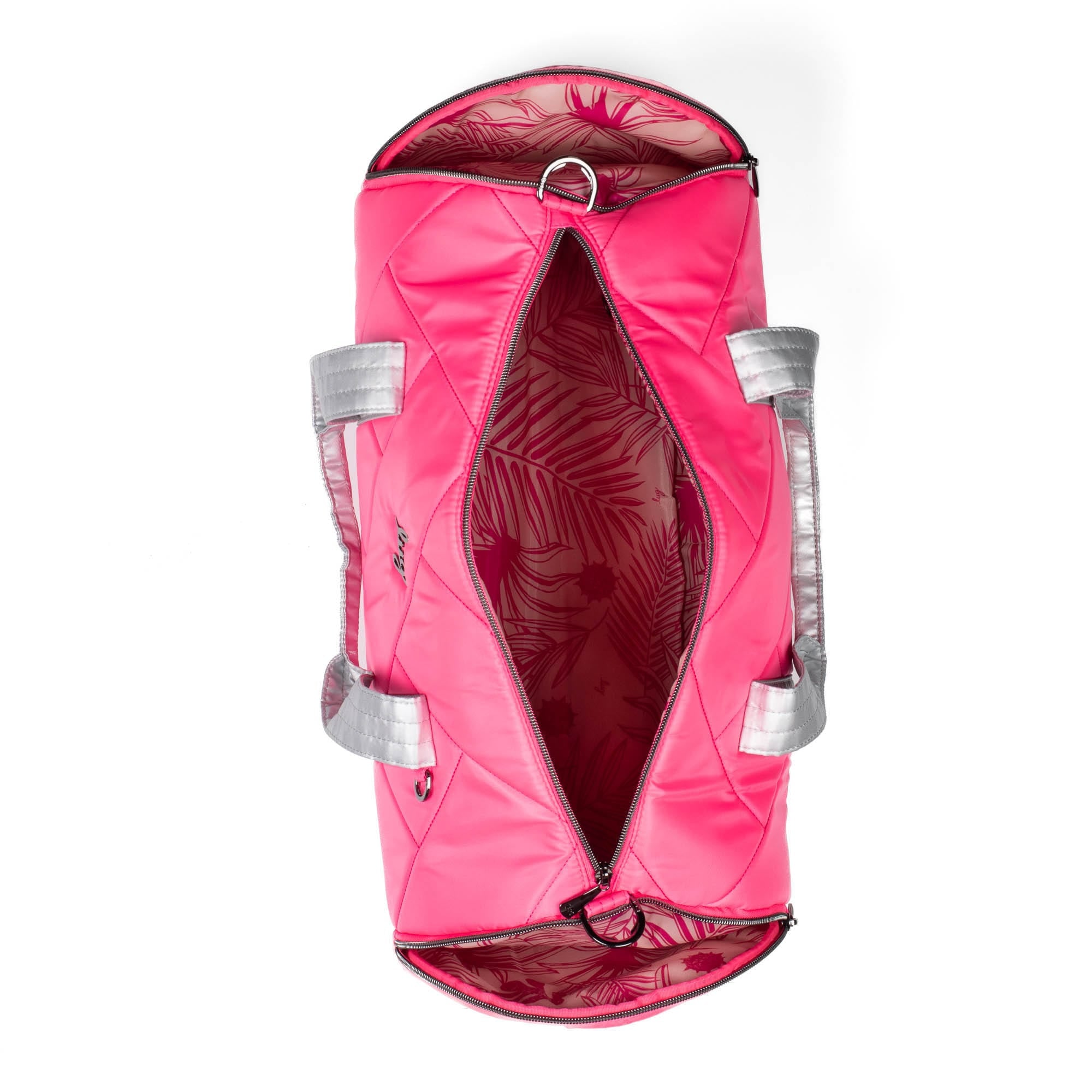 Rowboat Duffel Bag - MAGENTA SILVER - RowboatDuffle_MAGENTAwSILVER_05