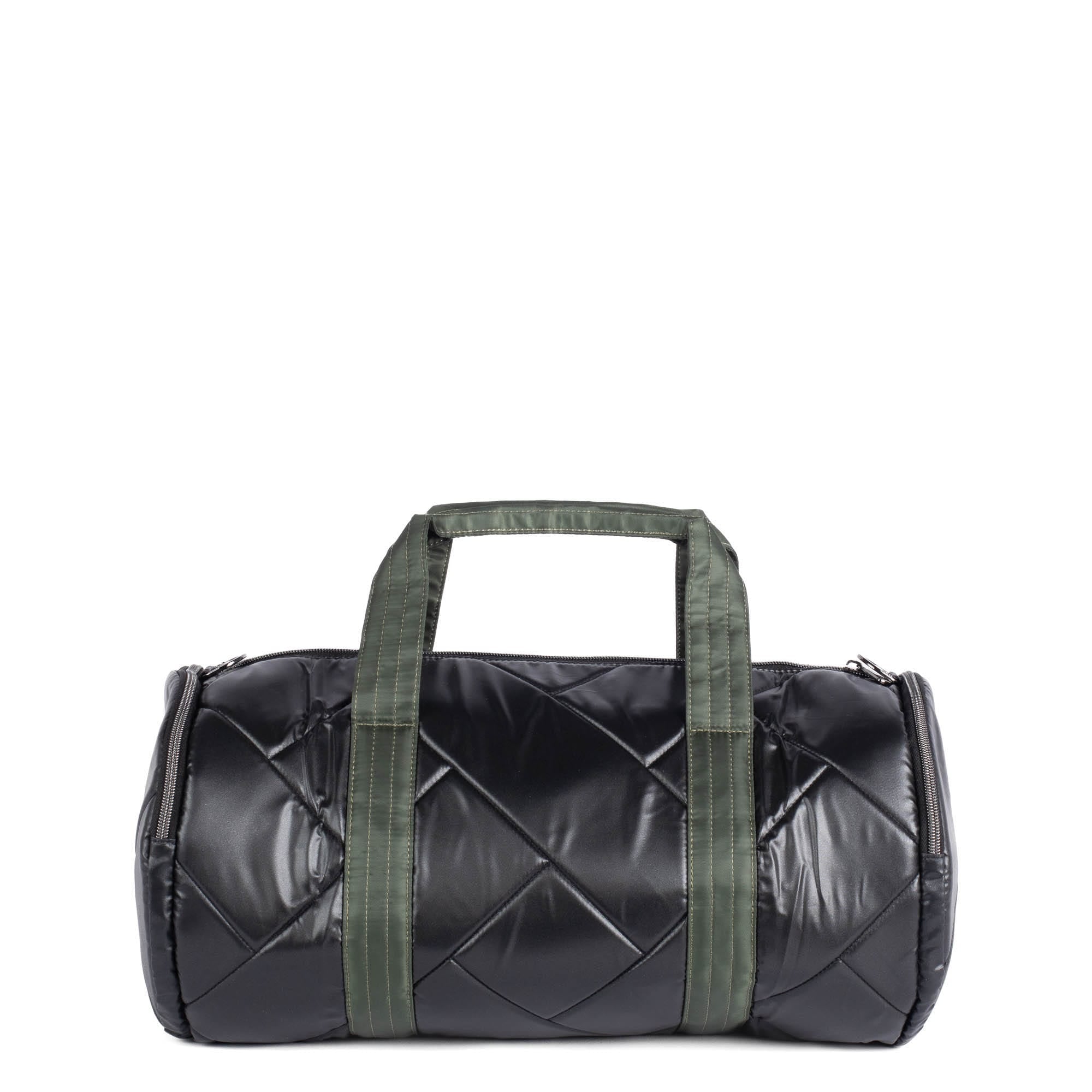 Rowboat Duffel Bag - METALLIC BLACK OLIVE - RowboatDuffle_METALLICBLACKwOLIVE_04