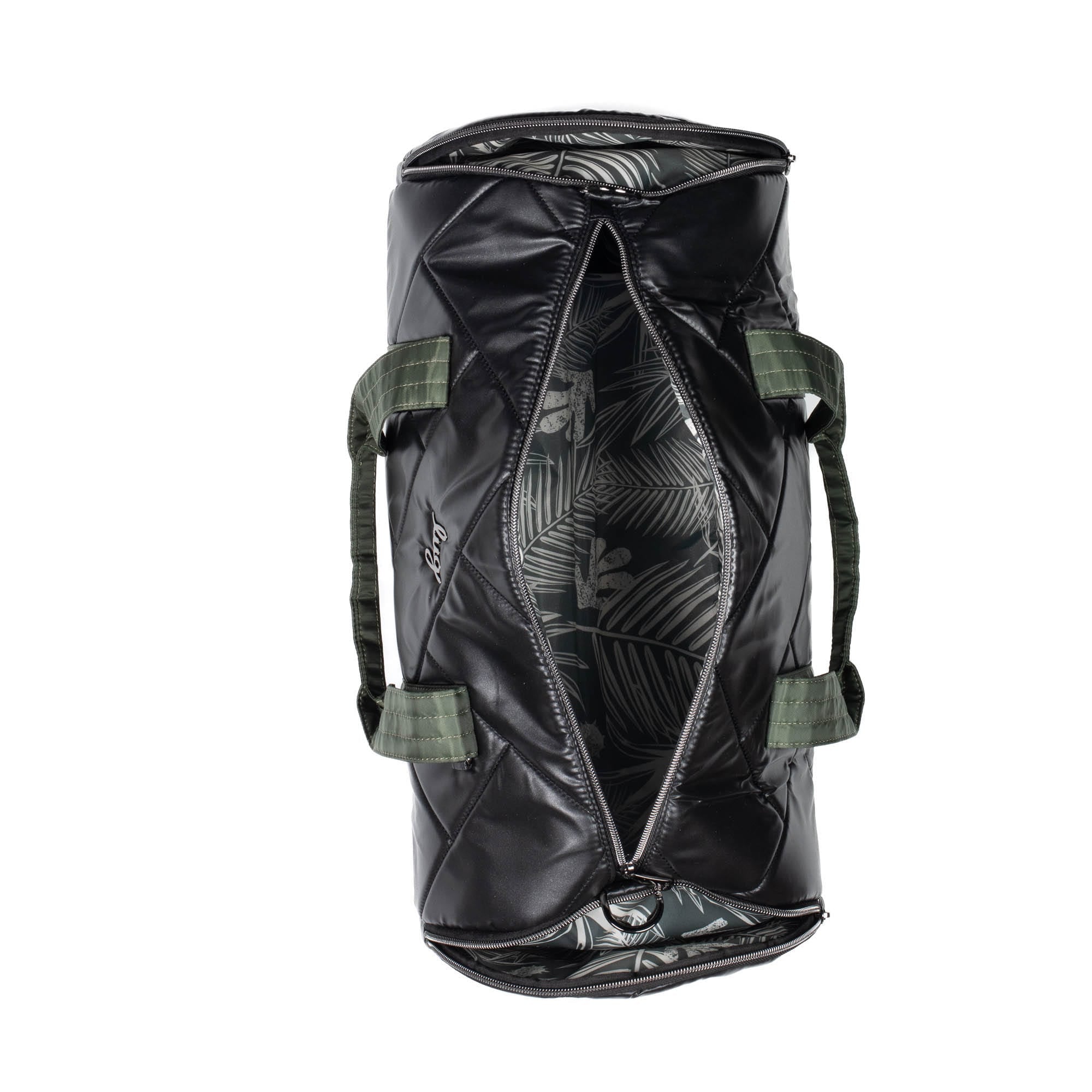 Rowboat Duffel Bag - METALLIC BLACK OLIVE - RowboatDuffle_METALLICBLACKwOLIVE_05