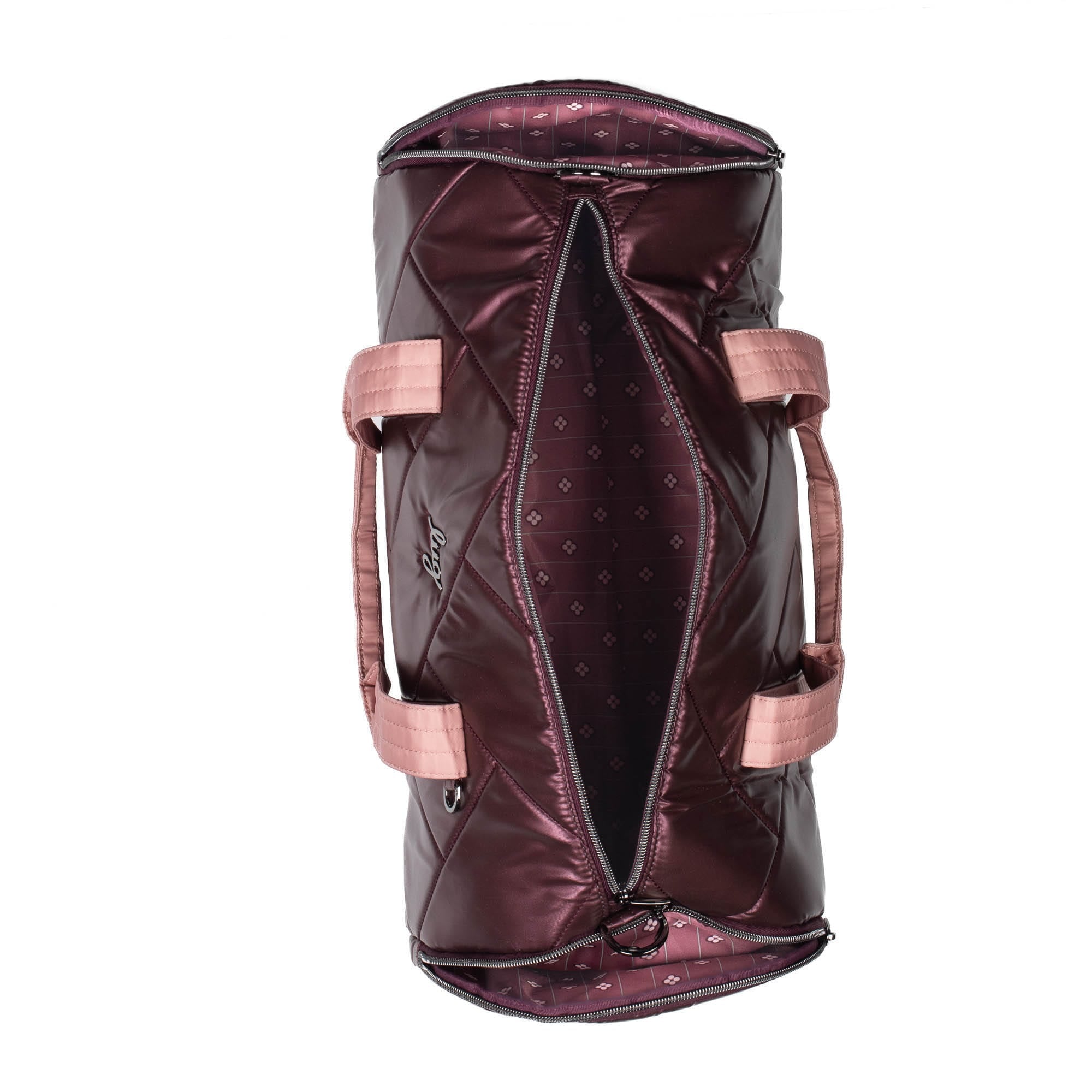 Rowboat Duffel Bag - METALLIC WINE BLUSH - RowboatDuffle_METALLICWINEwBLUSH_05