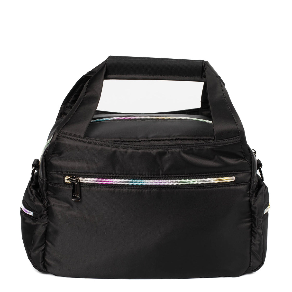 Rumble Satchel Bag - BLACK ICEPOP STITCH - Rumble_Black_04