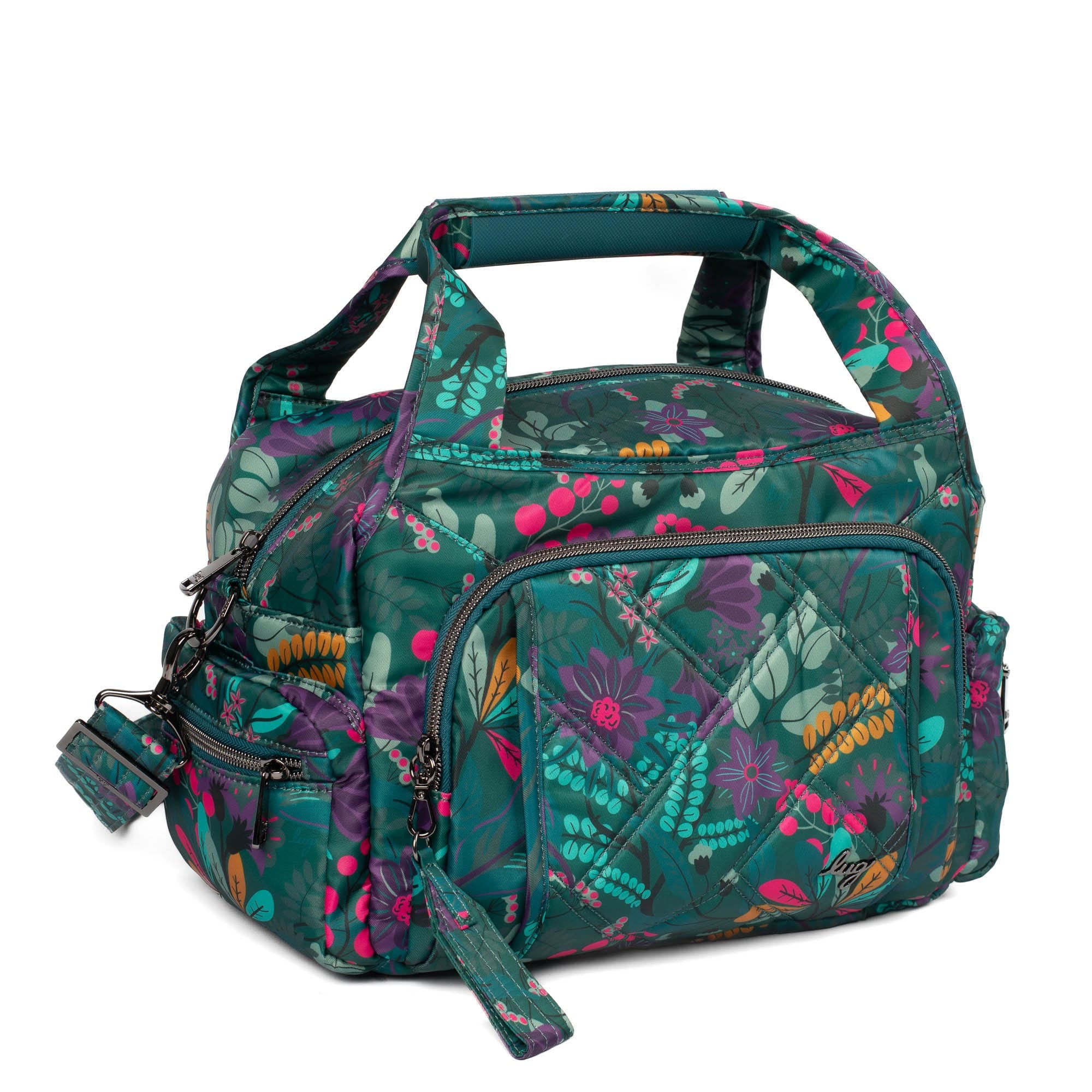 Rumble Satchel Bag - EVERMORE FLORA GREEN - Rumble_EvermoreGreen_02