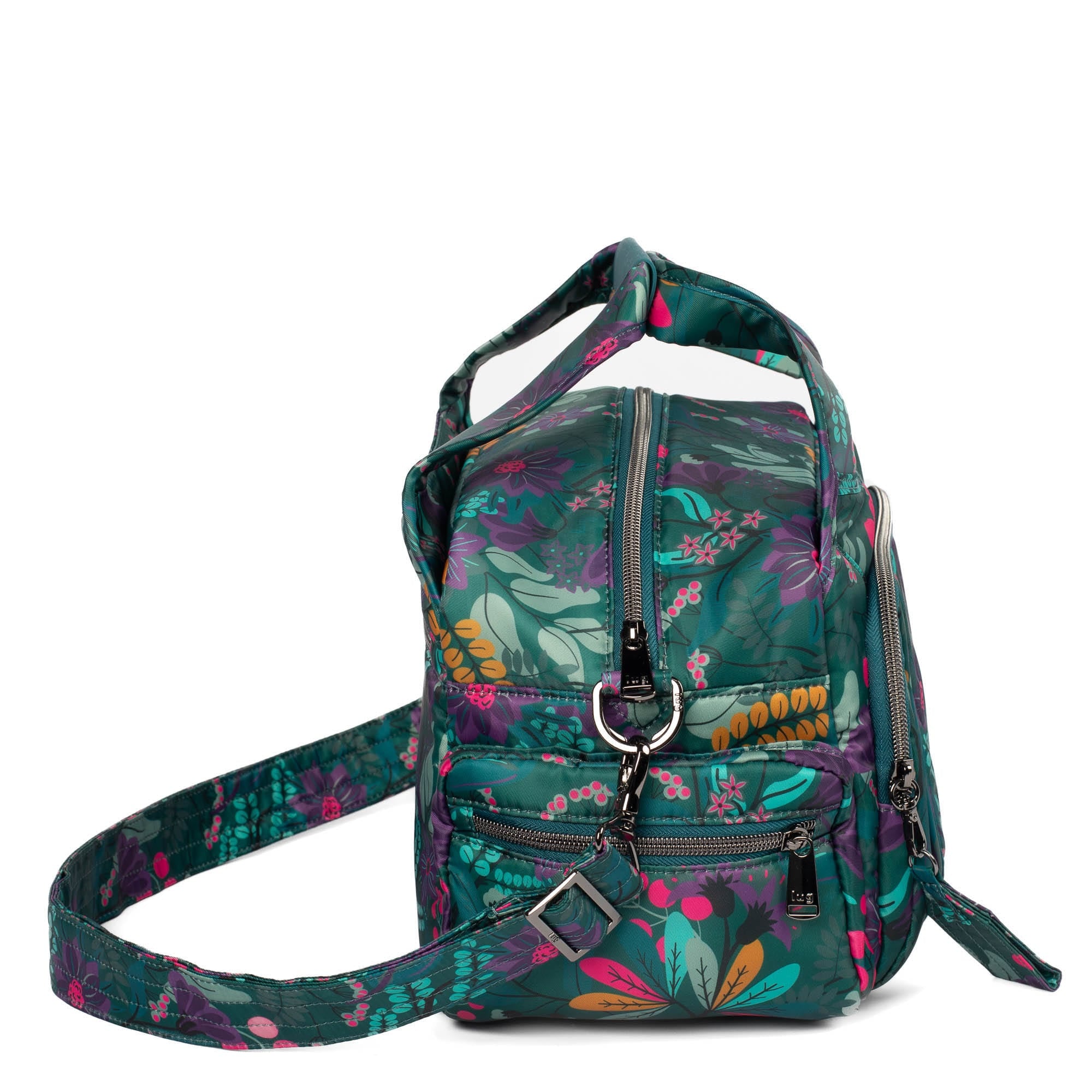 Rumble Satchel Bag - EVERMORE FLORA GREEN - Rumble_EvermoreGreen_03