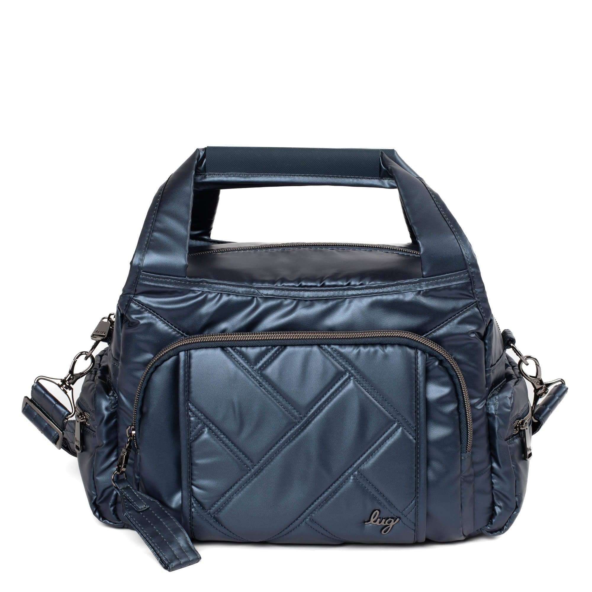 Rumble Satchel Bag - METALLIC INDIGO - Rumble_MetallicIndigo_01