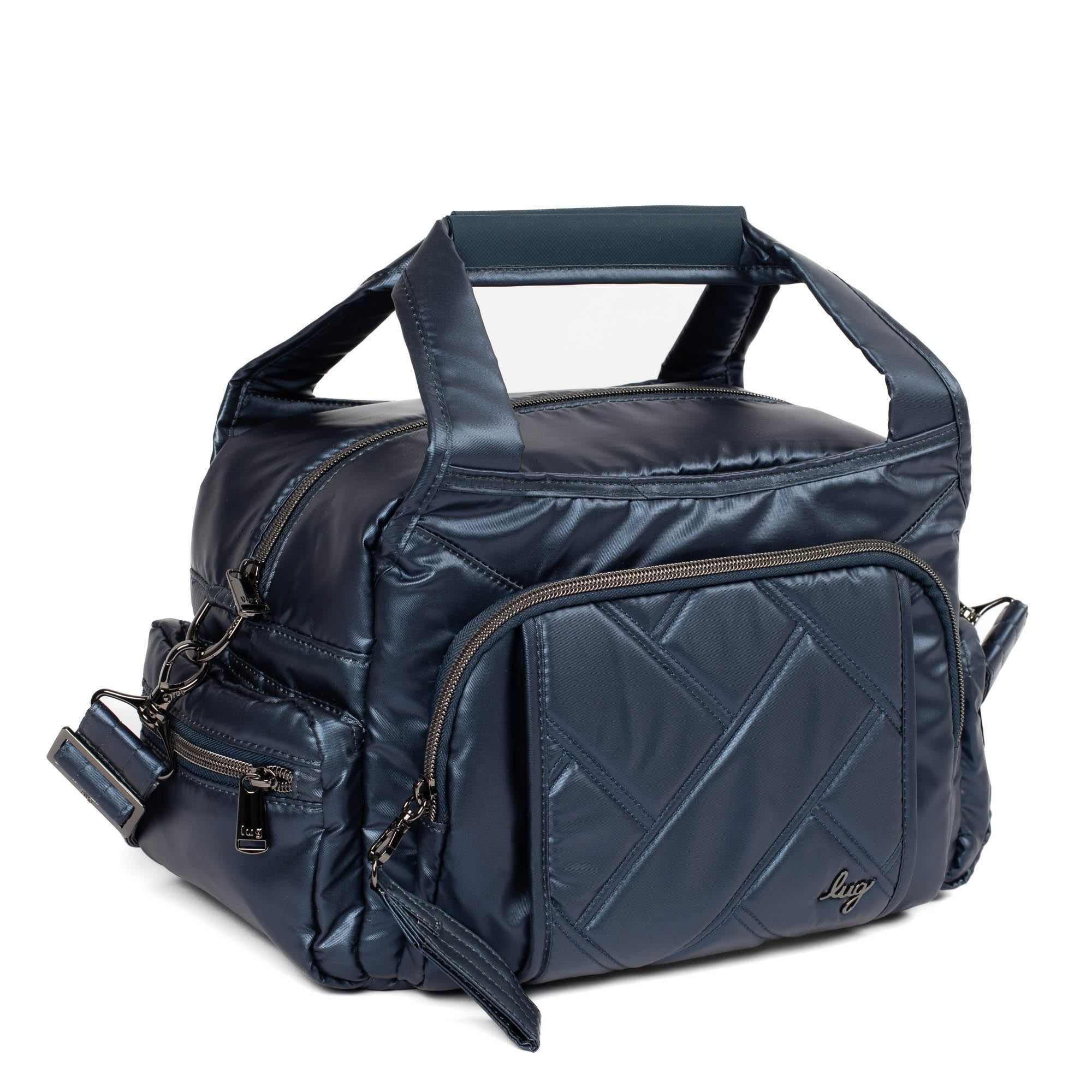 Rumble Satchel Bag - METALLIC INDIGO - Rumble_MetallicIndigo_02