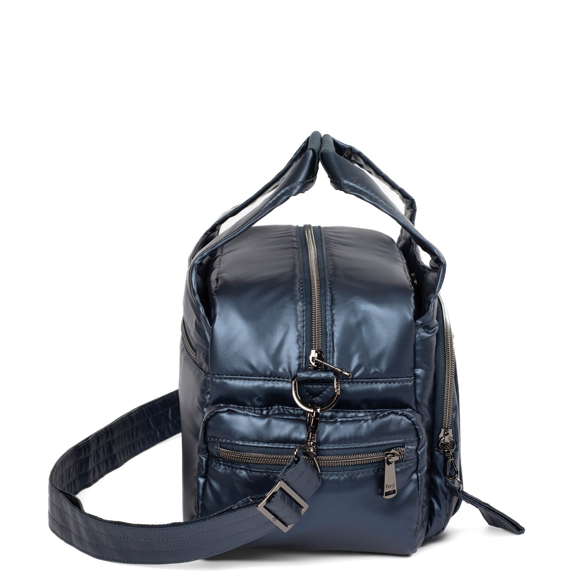 Rumble Satchel Bag - METALLIC INDIGO - Rumble_MetallicIndigo_03