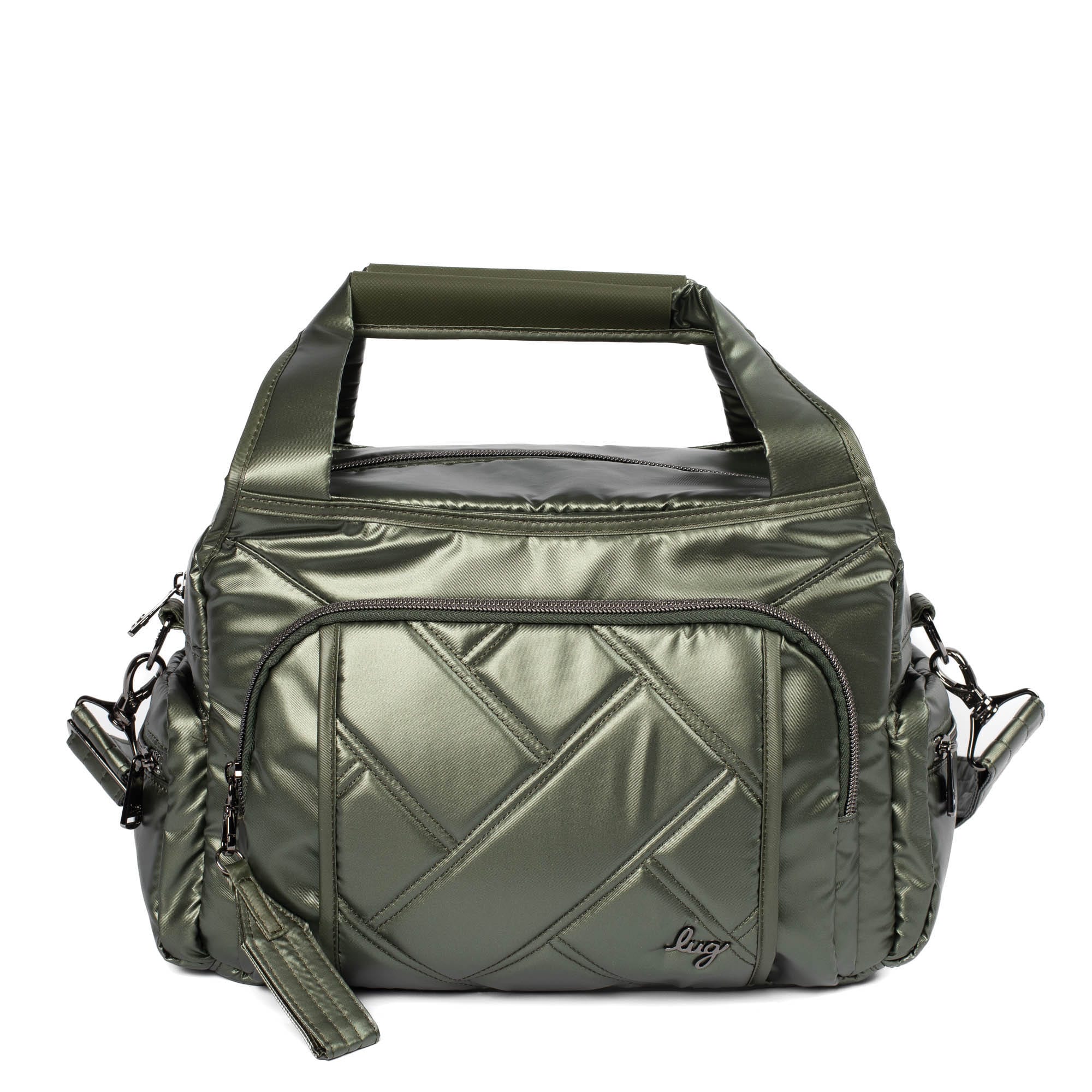 Rumble Satchel Bag - METALLIC OLIVE - Rumble_MetallicOlive_01