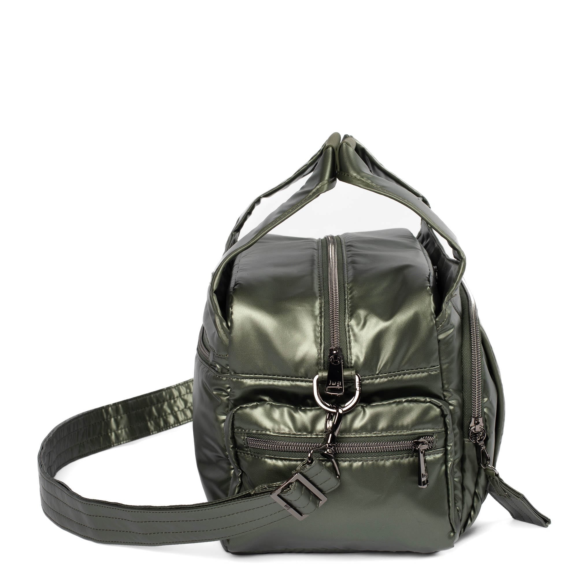 Rumble Satchel Bag - METALLIC OLIVE - Rumble_MetallicOlive_03