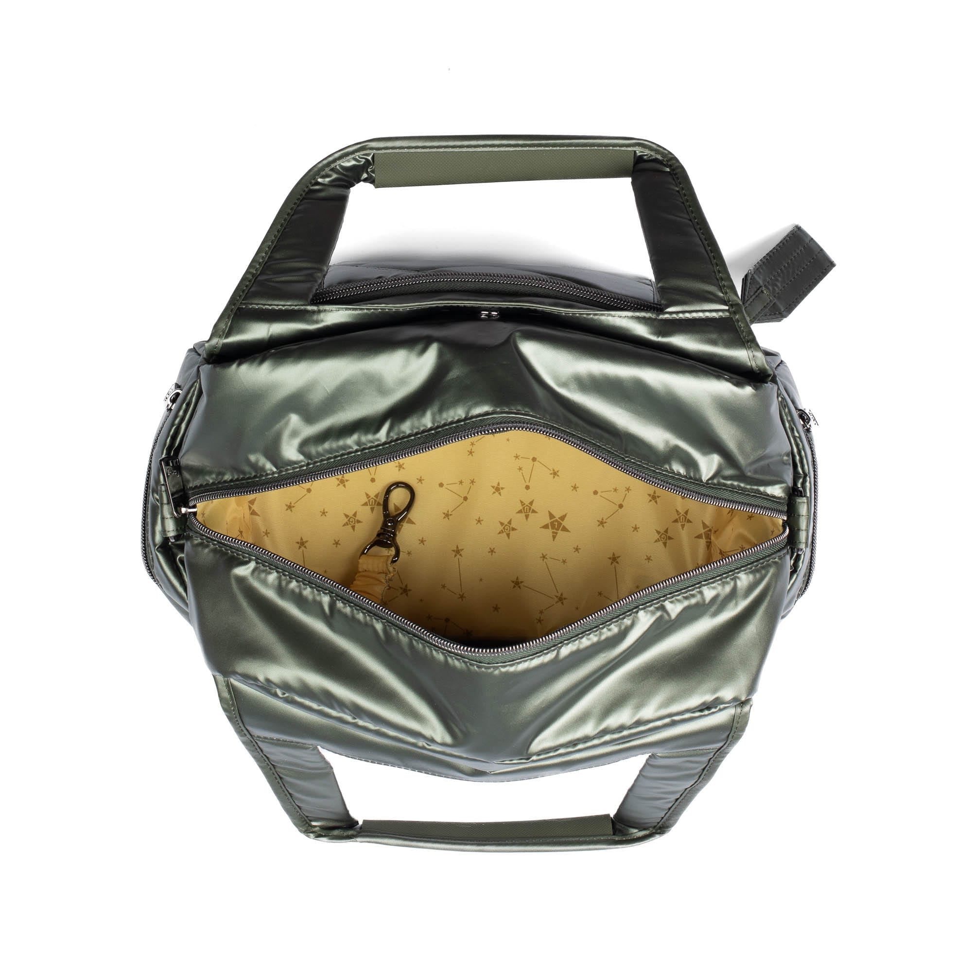 Rumble Satchel Bag - METALLIC OLIVE - Rumble_MetallicOlive_05