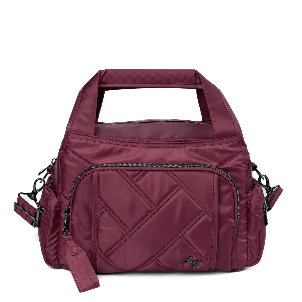 Rumble Satchel Bag - RASPBERRY - Rumble_Raspberry_01