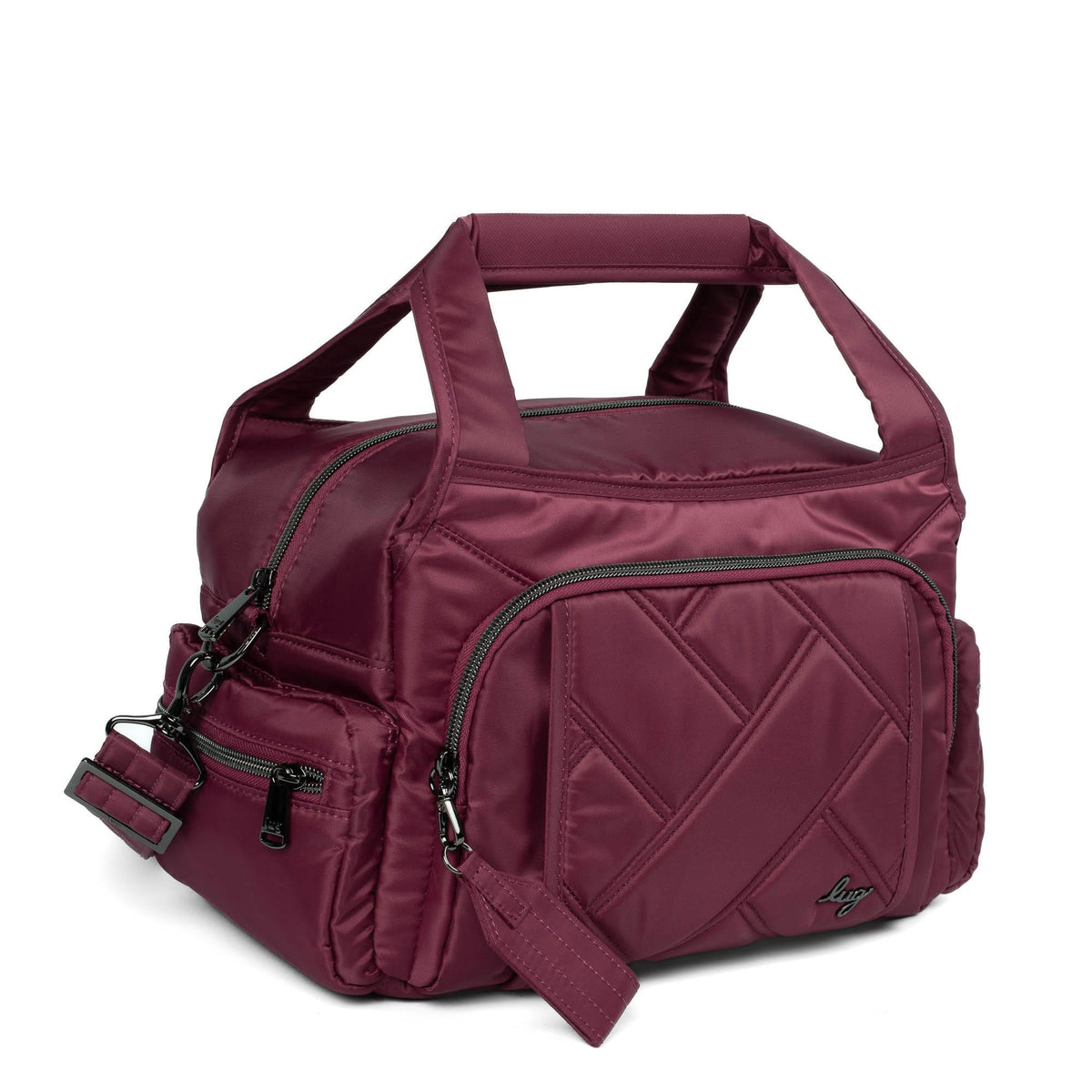 Rumble Satchel Bag - RASPBERRY - Rumble_Raspberry_02