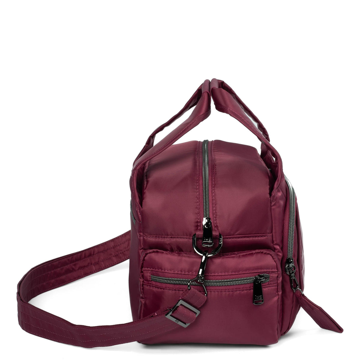 Rumble Satchel Bag - RASPBERRY - Rumble_Raspberry_03