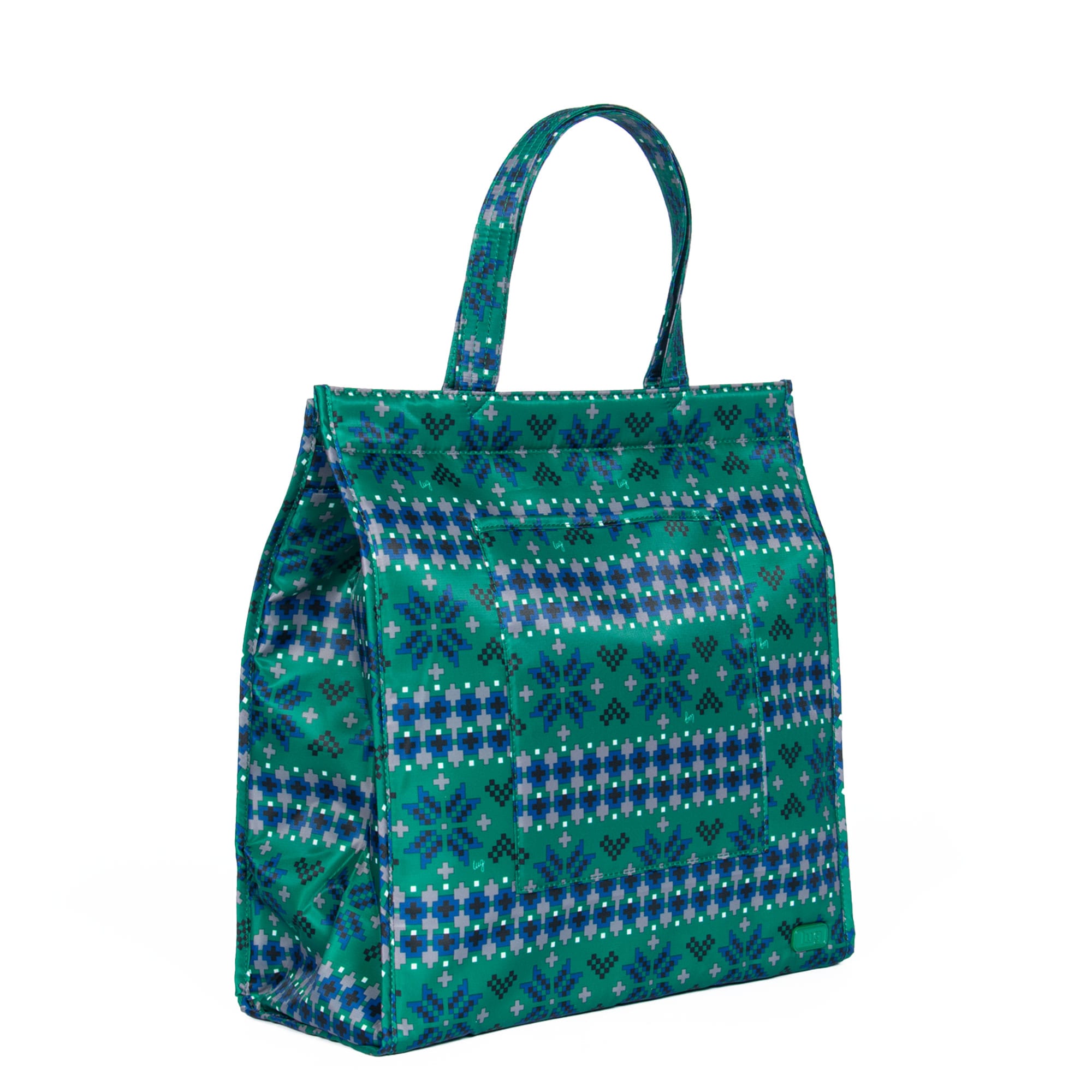 Runner 1pc Tote Bag - FAIR ISLE GREEN - Runner1_FairIsleGreen_02