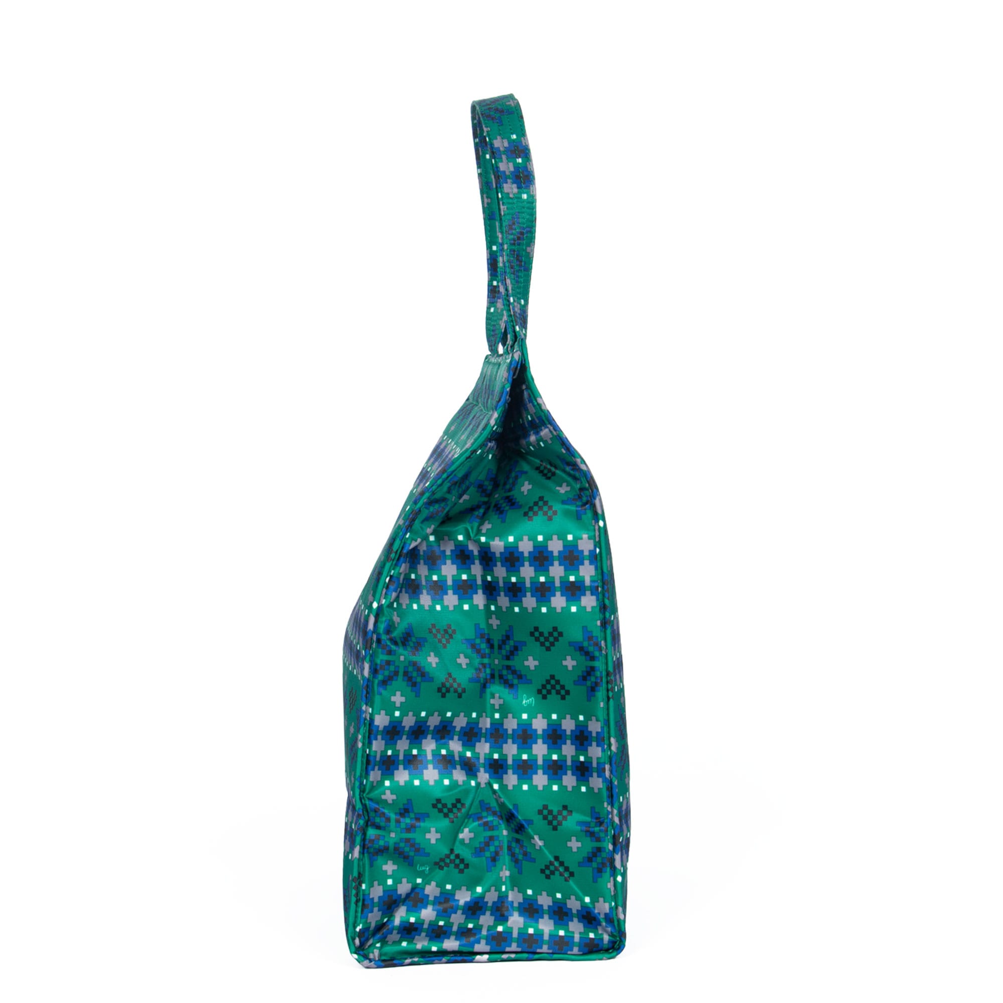 Runner 1pc Tote Bag - FAIR ISLE GREEN - Runner1_FairIsleGreen_03
