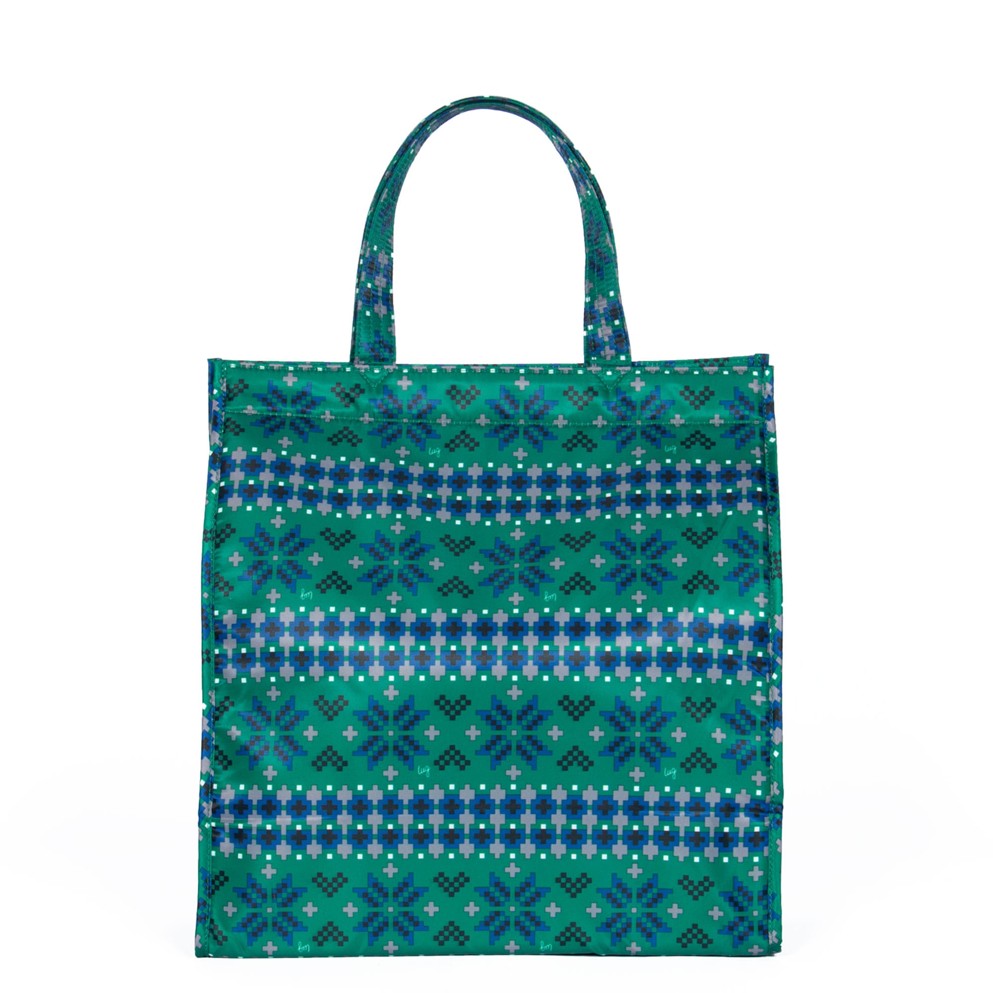 Runner 1pc Tote Bag - FAIR ISLE GREEN - Runner1_FairIsleGreen_04