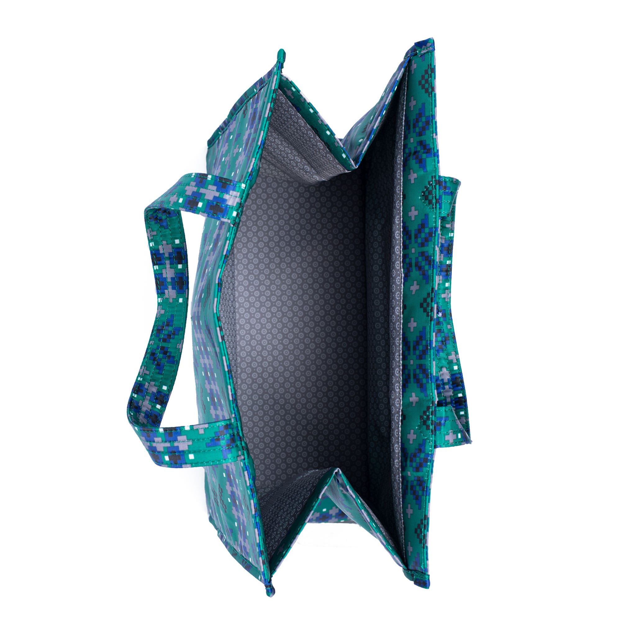 Runner 1pc Tote Bag - FAIR ISLE GREEN - Runner1_FairIsleGreen_05