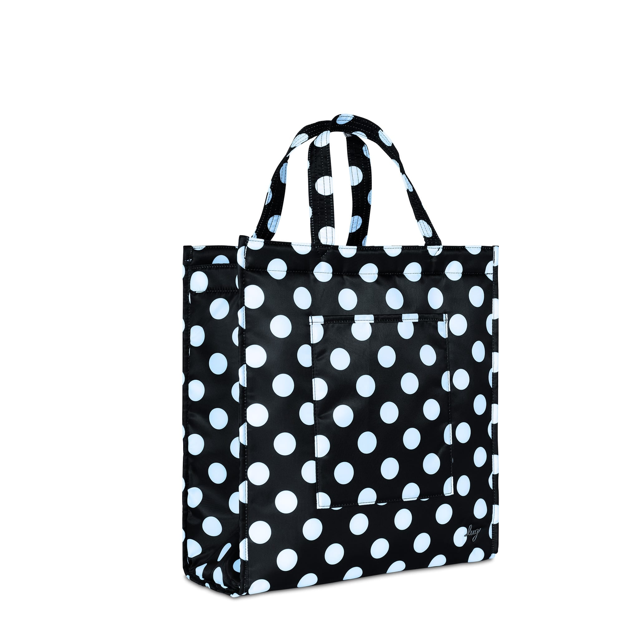 Runner 1pc Tote Bag - BLACK LARGE DOT - Runner1pc_BlackLargeDot_02