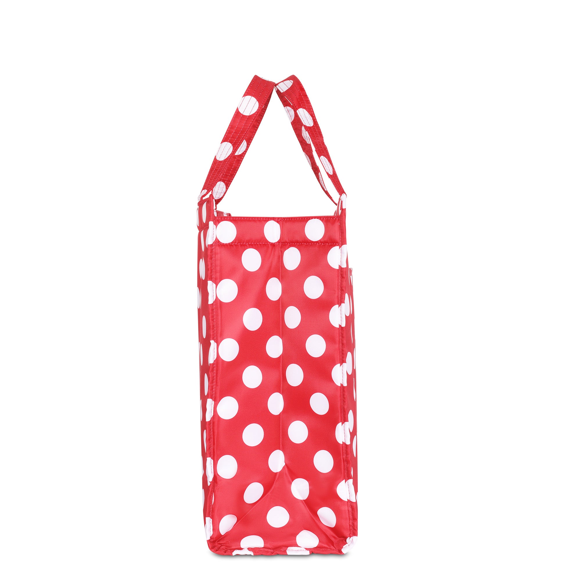 Runner 1pc Tote Bag - CRIMSON LARGE DOT - Runner1pc_Crimson_Lg_Dot_03