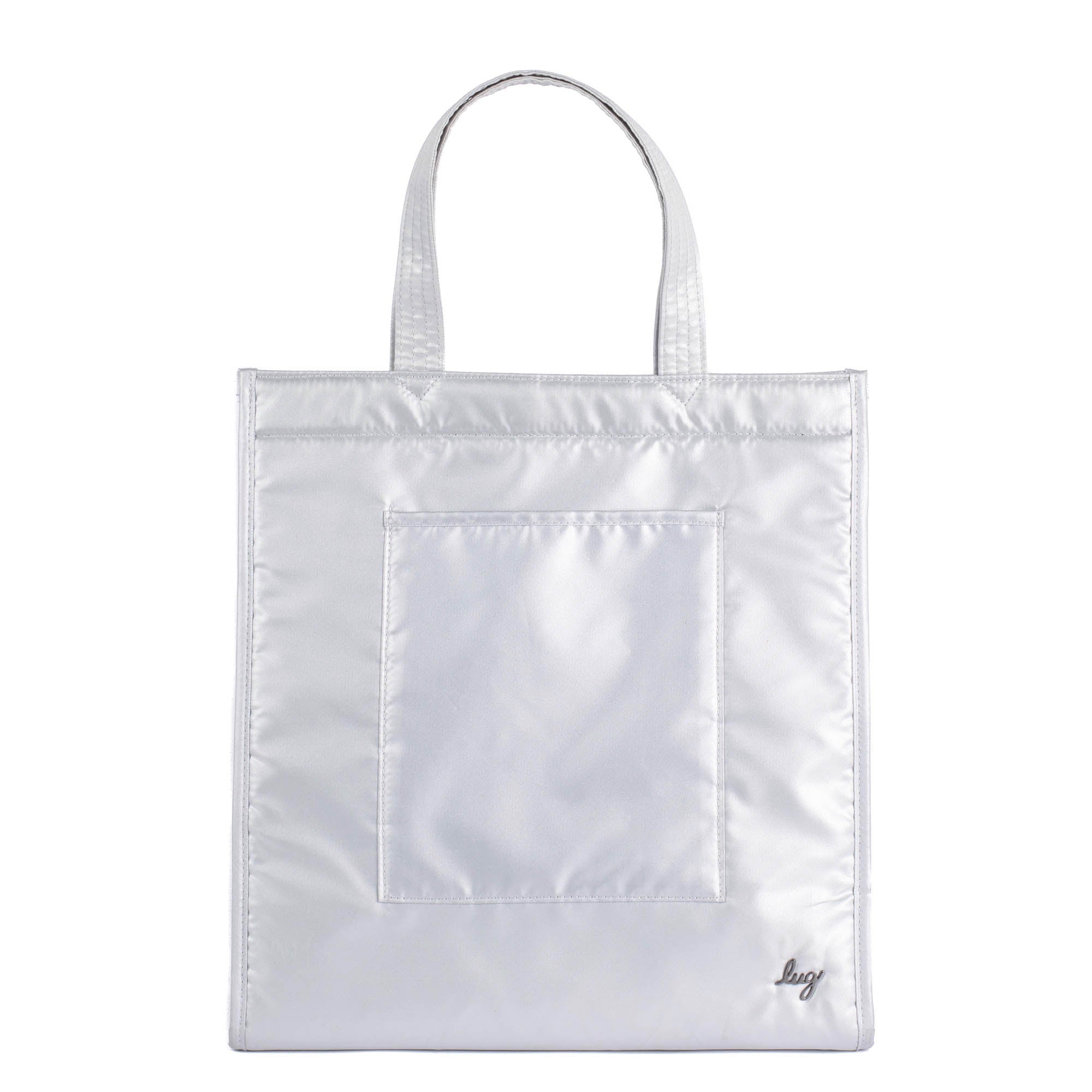 Runner 1pc Tote Bag - CRIMSON LARGE DOT - Runner1pc_MetallicSilver_012