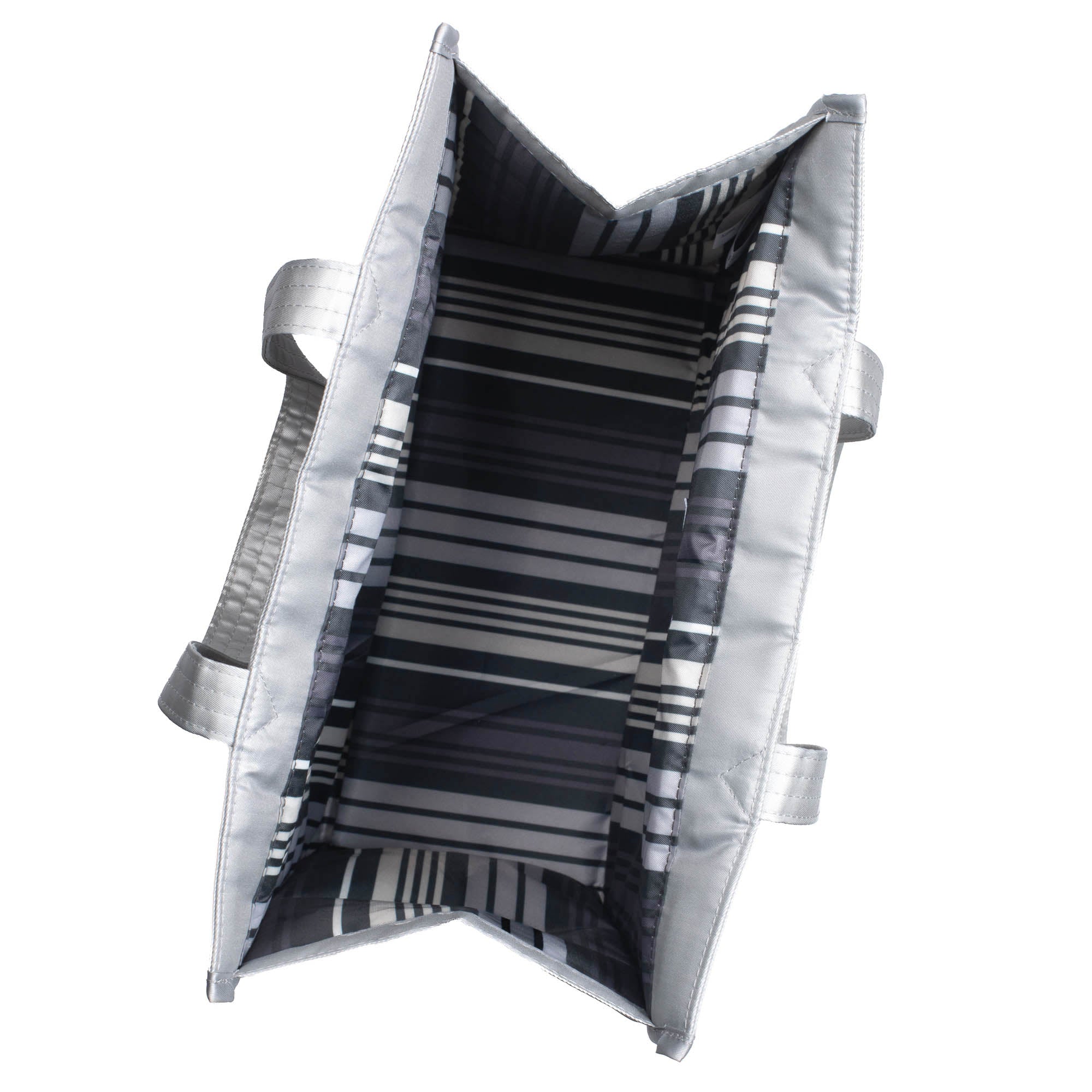 Runner 1pc Tote Bag - CRIMSON LARGE DOT - Runner1pc_MetallicSilver_052