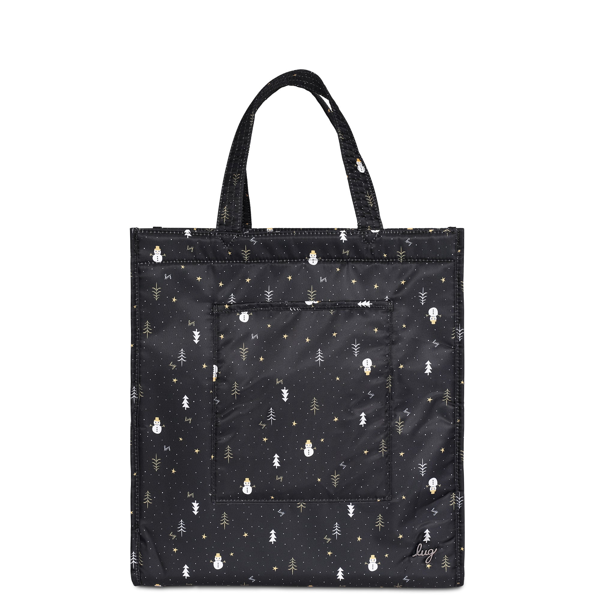 Runner 1pc Tote Bag - SNOWMAN TREES - Runner1pc_SnowmanTrees_01