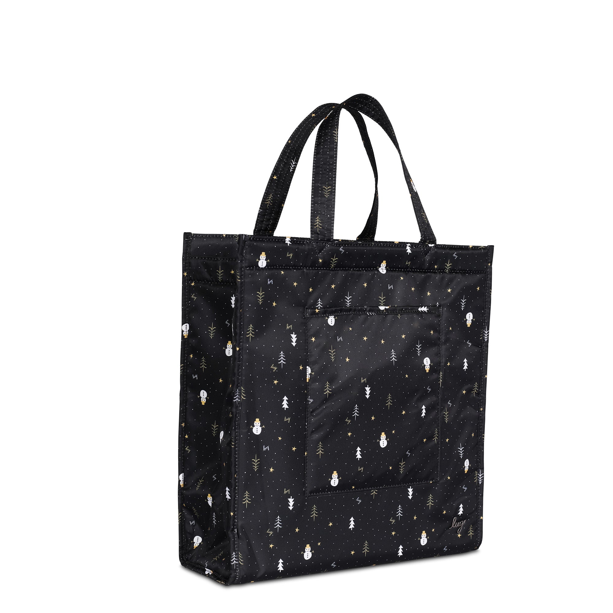 Runner 1pc Tote Bag - SNOWMAN TREES - Runner1pc_SnowmanTrees_02