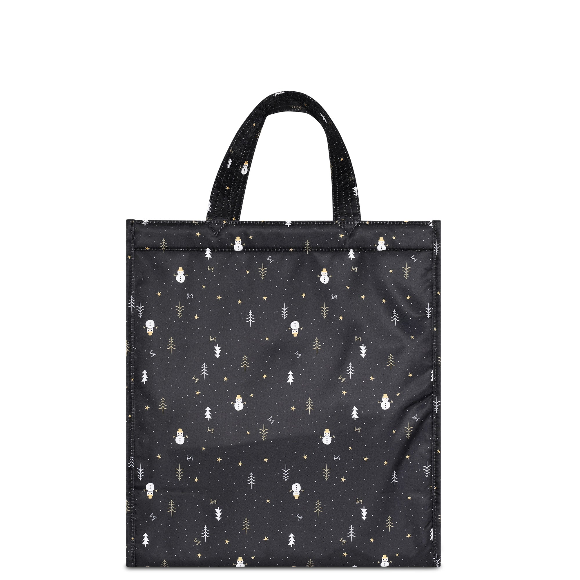Runner 1pc Tote Bag - SNOWMAN TREES - Runner1pc_SnowmanTrees_04