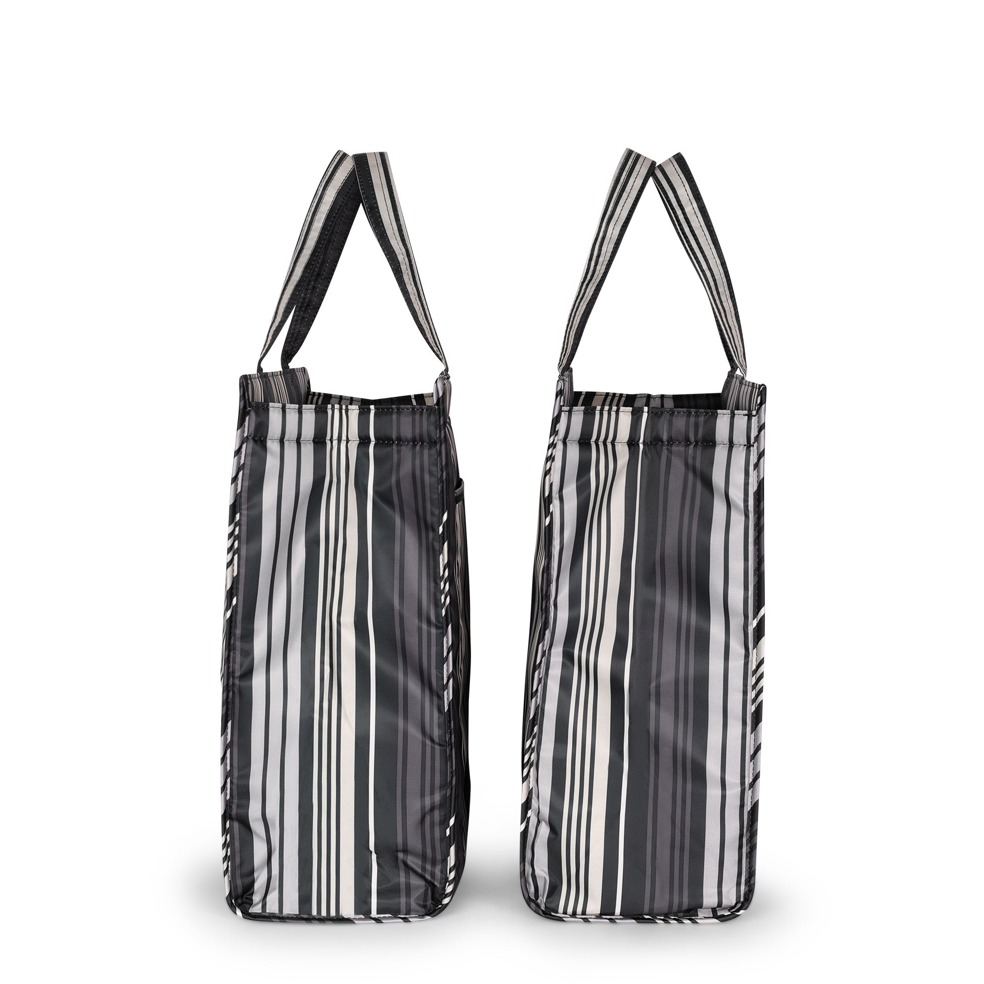 Runner 2pc Tote Bags - LOVE STRIPE BLACK - Runner2pc_LoveStripeBlack_03