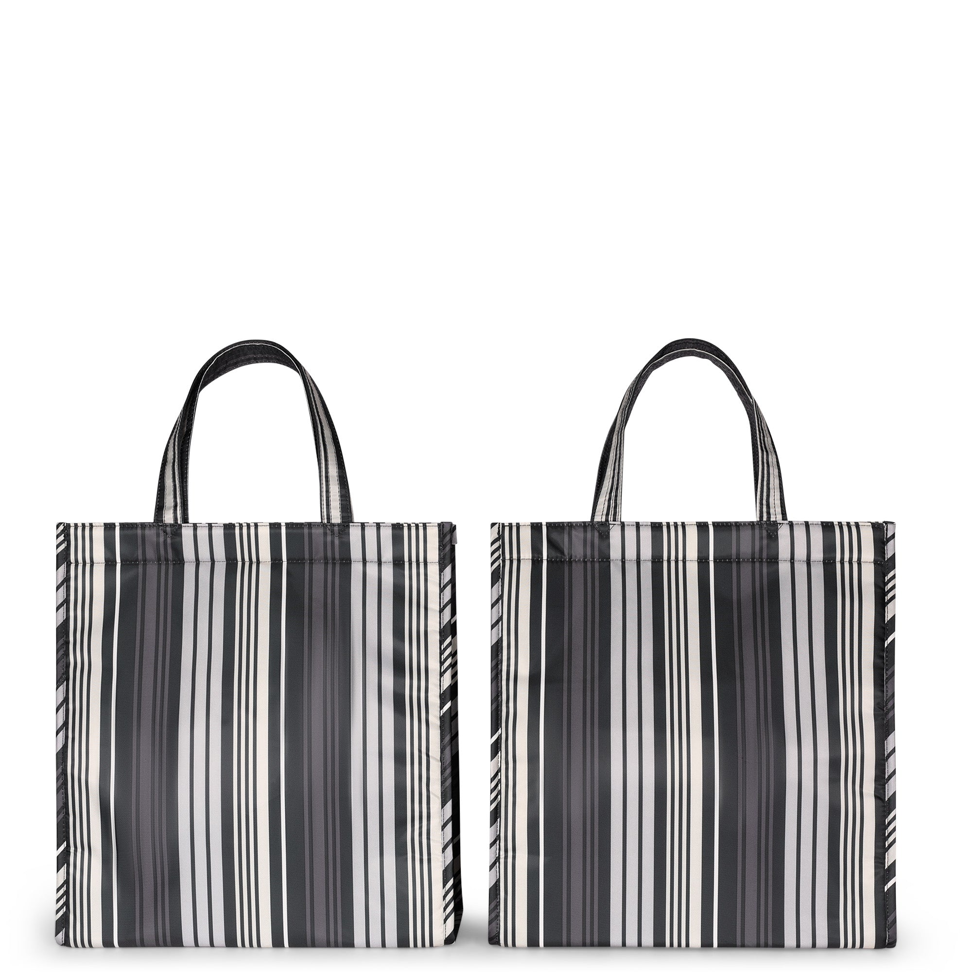 Runner 2pc Tote Bags - LOVE STRIPE BLACK - Runner2pc_LoveStripeBlack_04