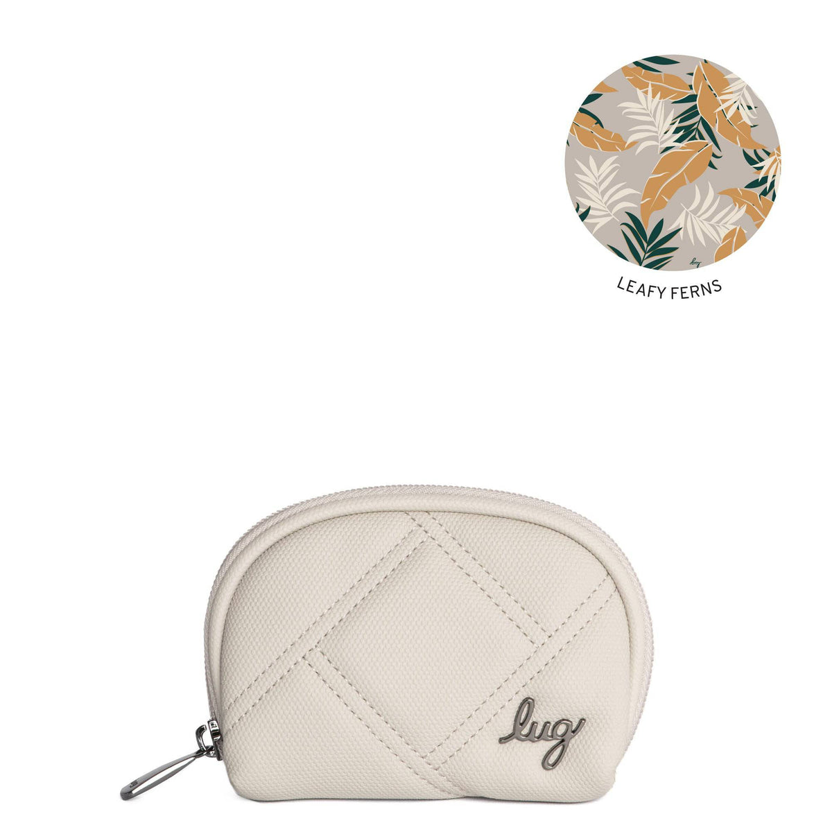 Stash Zip Matte Luxe VL RFID Pouch - PEBBLE - STASH-ML-Pebble