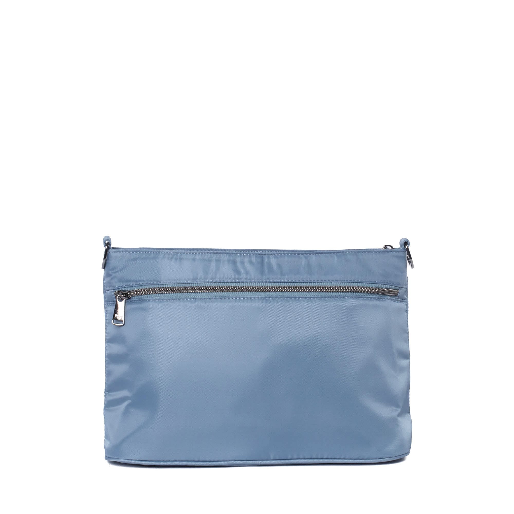 Lug Samba 2 convertible crossbody bag in Blue Moon color with adjustable strap and multiple compartments.