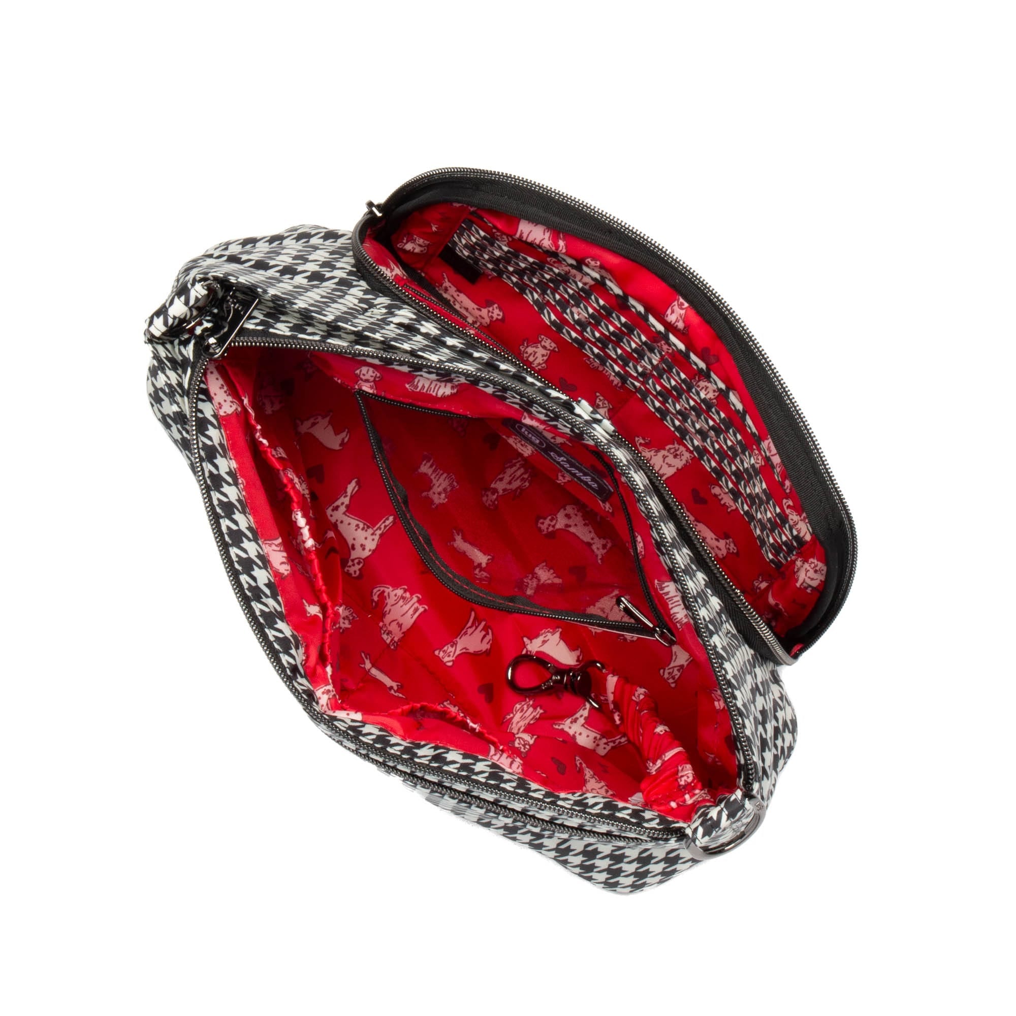 Samba 2 Convertible Crossbody Bag - MICRO HOUNDSTOOTH - Samba2_MicroHoundstoothBlack_05