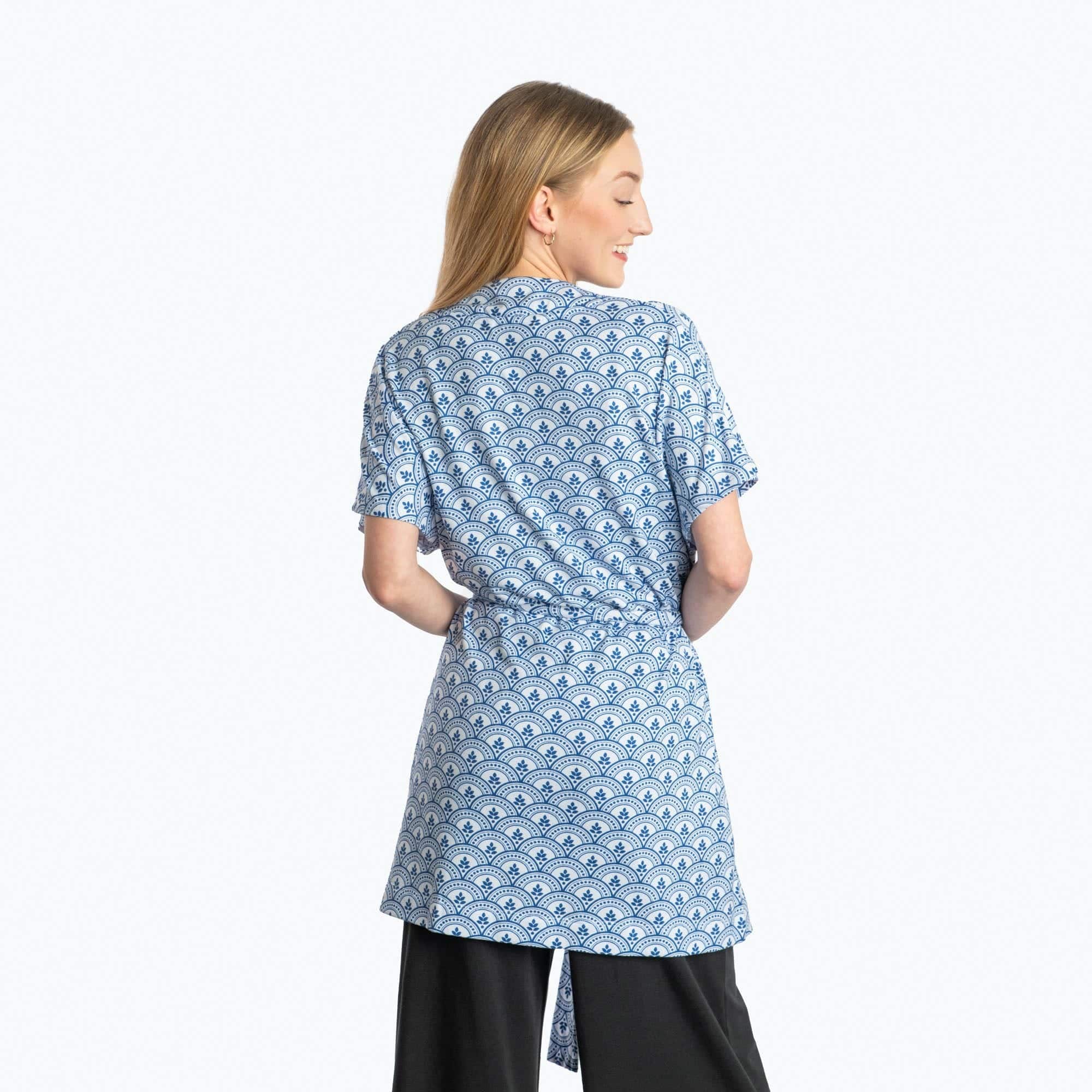 Sashay Lounge Wrap Vest - ISLAND TILE BLUE - SashayLoungeVest_IslandTileBlue_02