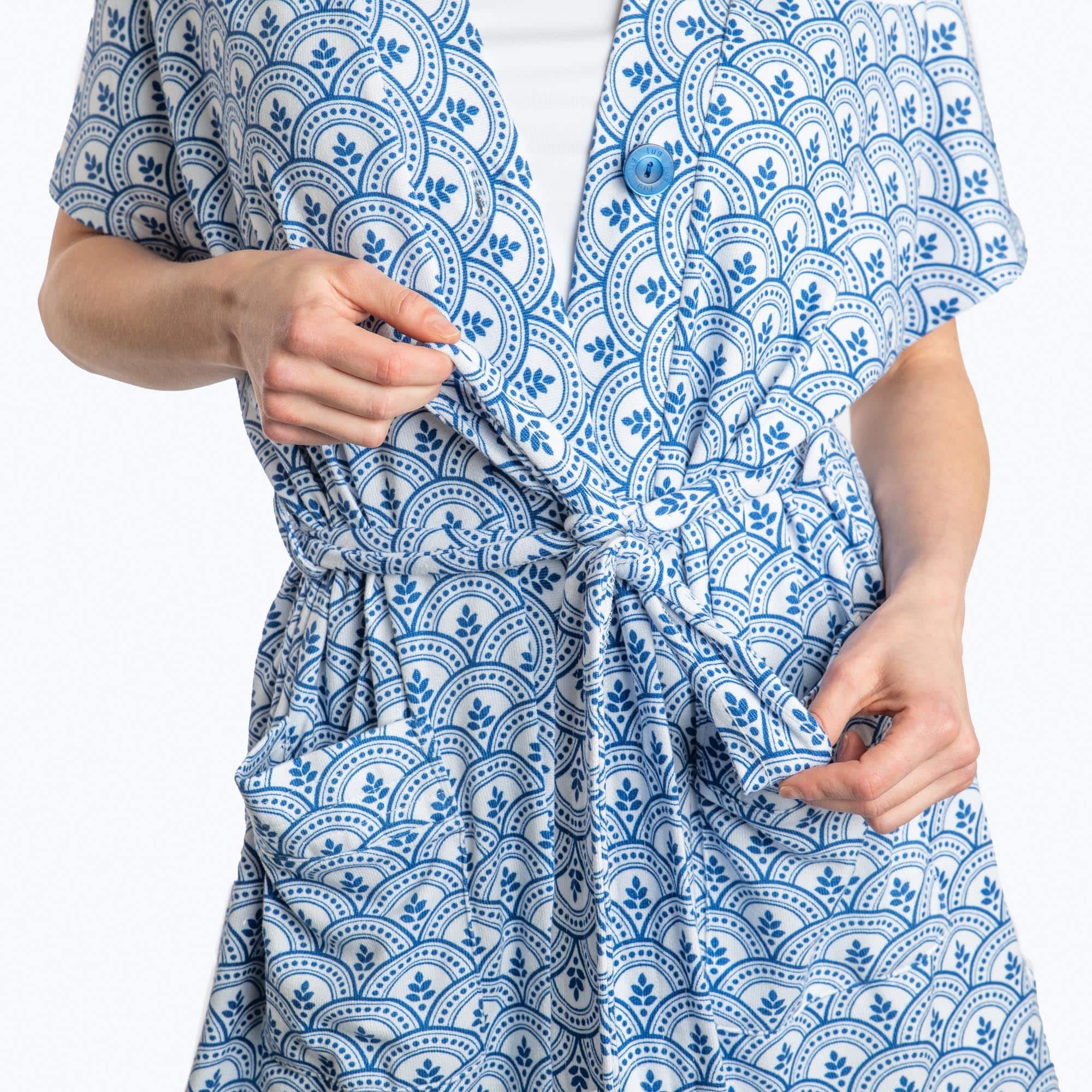 Sashay Lounge Wrap Vest - ISLAND TILE BLUE - SashayLoungeVest_IslandTileBlue_04