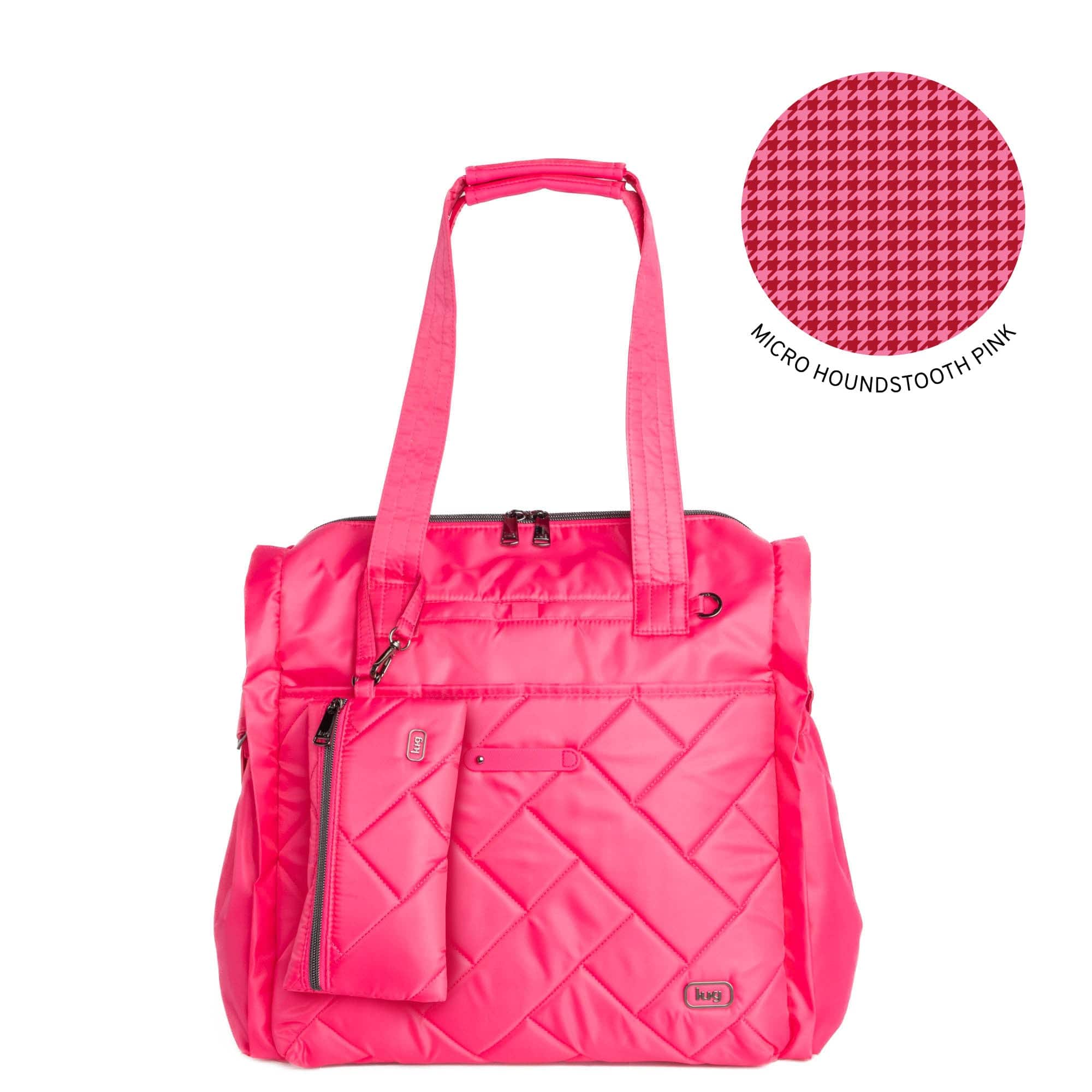 Saunter Classic Duffel & Sway Pouch - POWERFUL PINK - Saunter-Sway_PowerfulPink