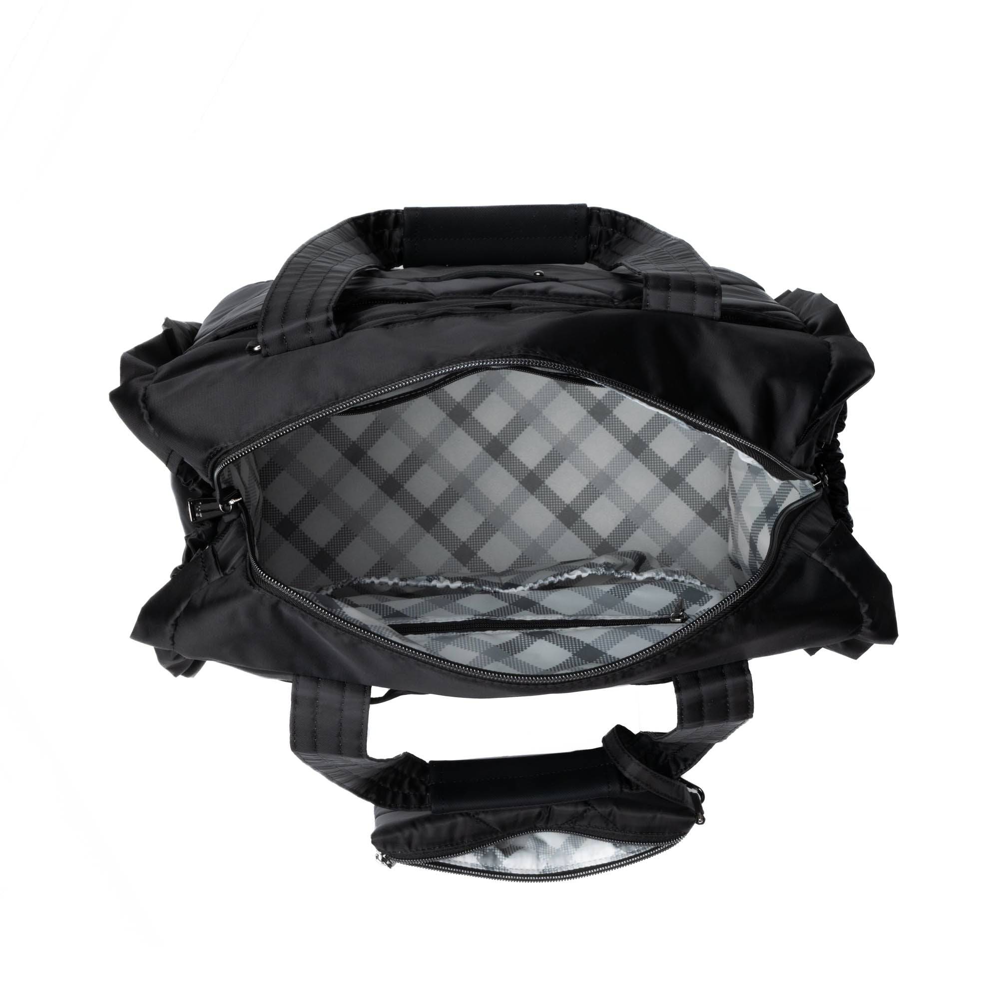 Saunter Classic Duffel & Sway Pouch - BLACK - SaunterSway_Black_05