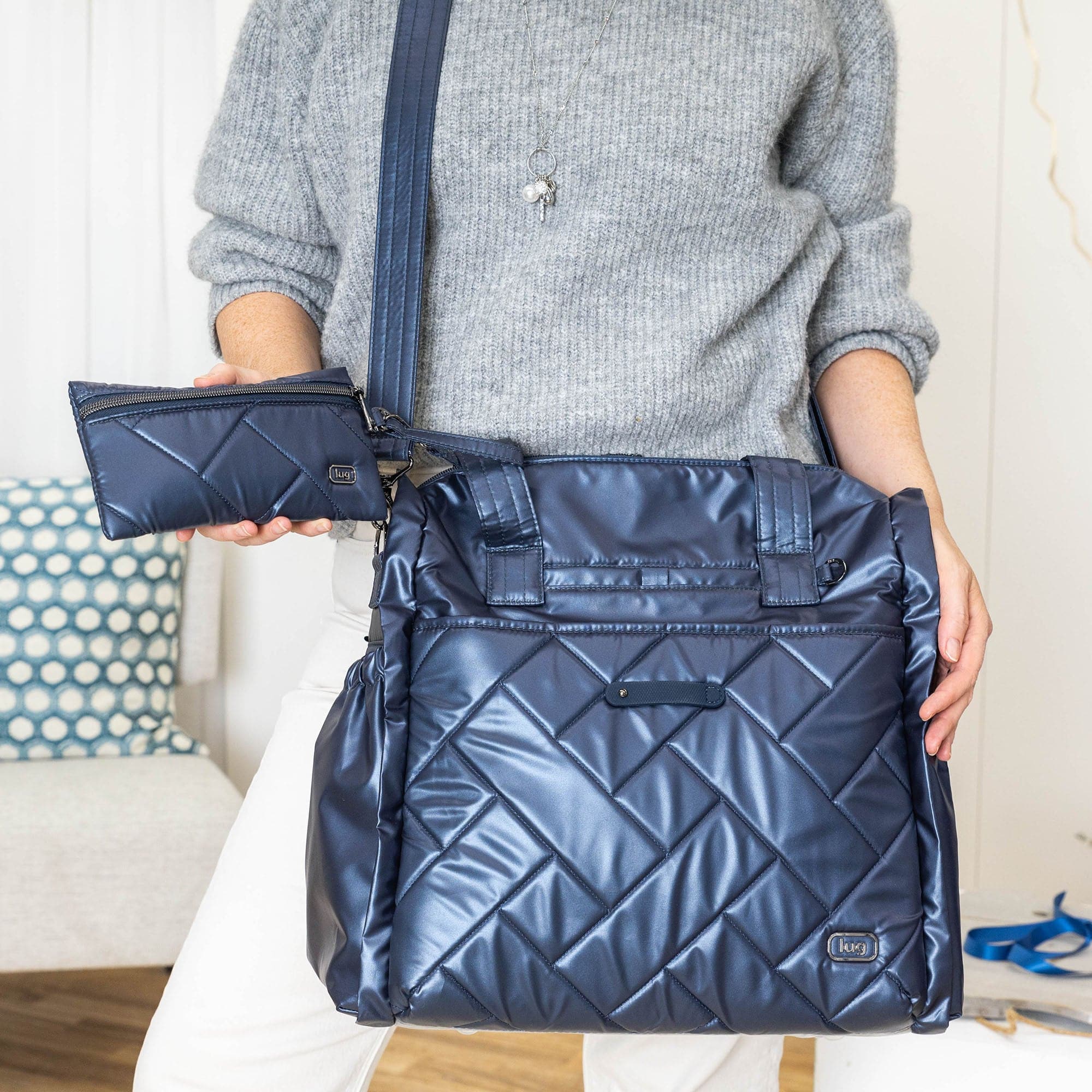 Saunter Classic Duffel & Sway Pouch - - SaunterSway_Lifestyle_01