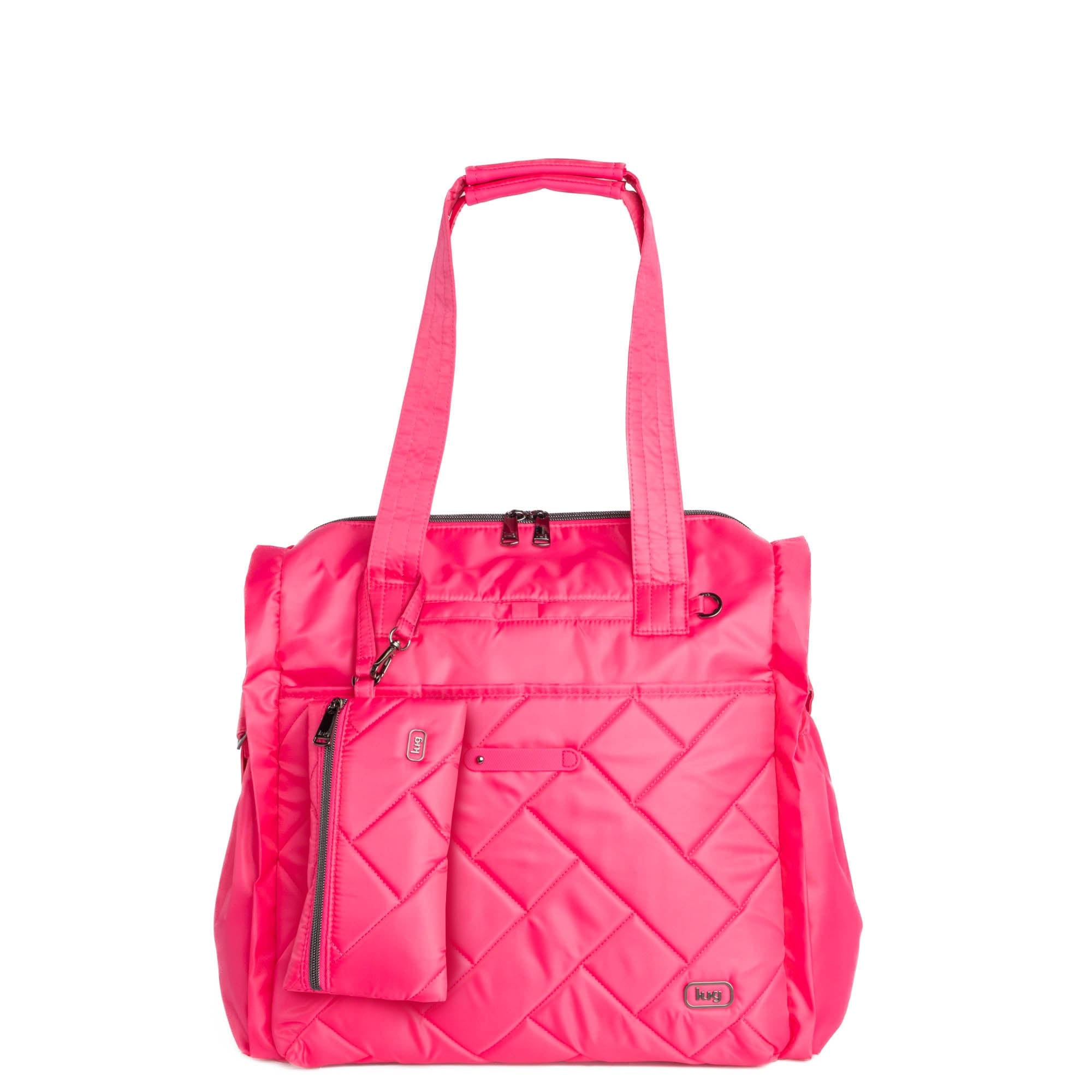 Saunter Classic Duffel & Sway Pouch - - SaunterSway_PowerfulPink_01