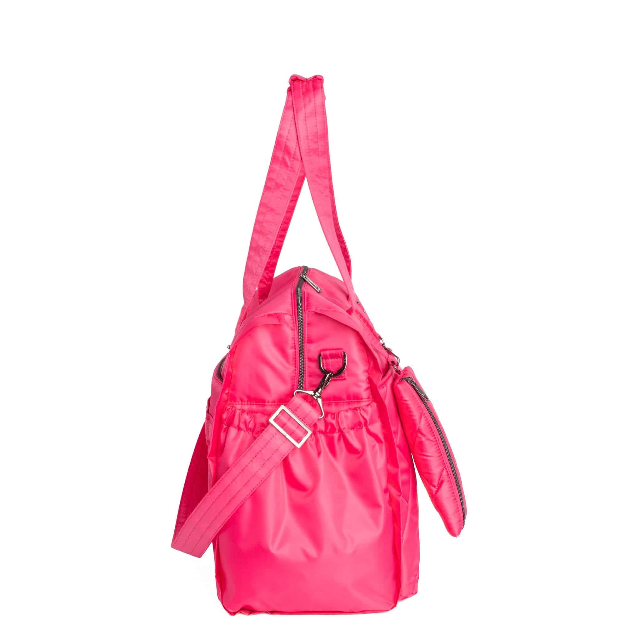 Saunter Classic Duffel & Sway Pouch - POWERFUL PINK - SaunterSway_PowerfulPink_03