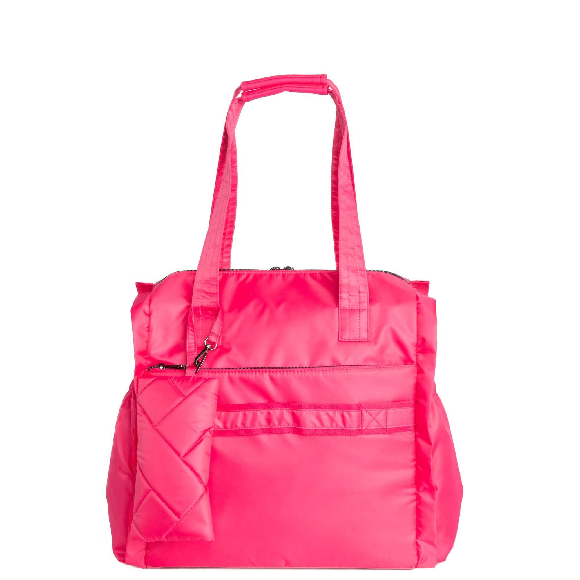 Saunter Classic Duffel & Sway Pouch - POWERFUL PINK - SaunterSway_PowerfulPink_04