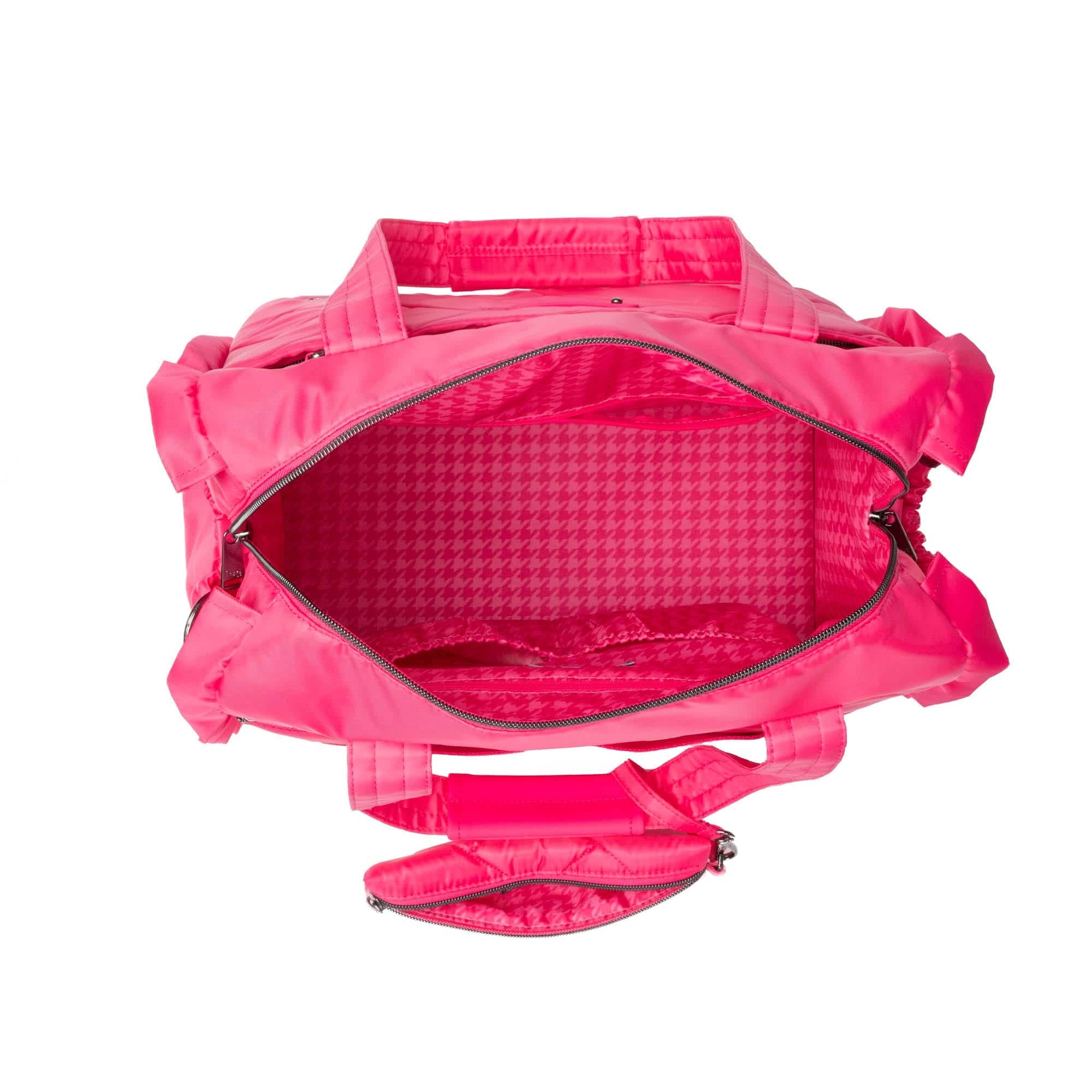 Saunter Classic Duffel & Sway Pouch - POWERFUL PINK - SaunterSway_PowerfulPink_05