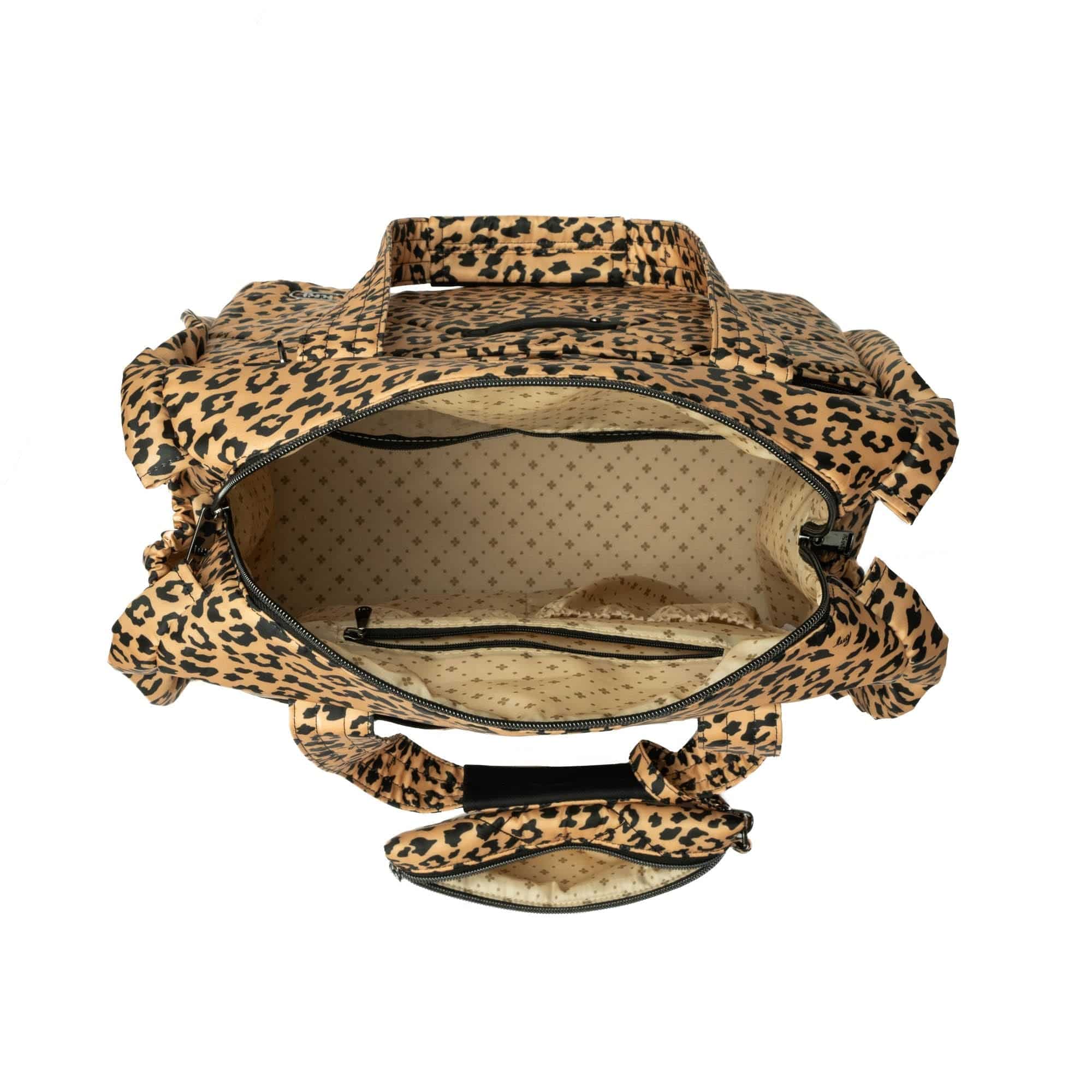 Saunter Classic Duffel & Sway Pouch - SPOTTED LEOPARD - SaunterSway_SpottedLeopard_05_e9daaa11-e606-4b10-a932-f334c5922486