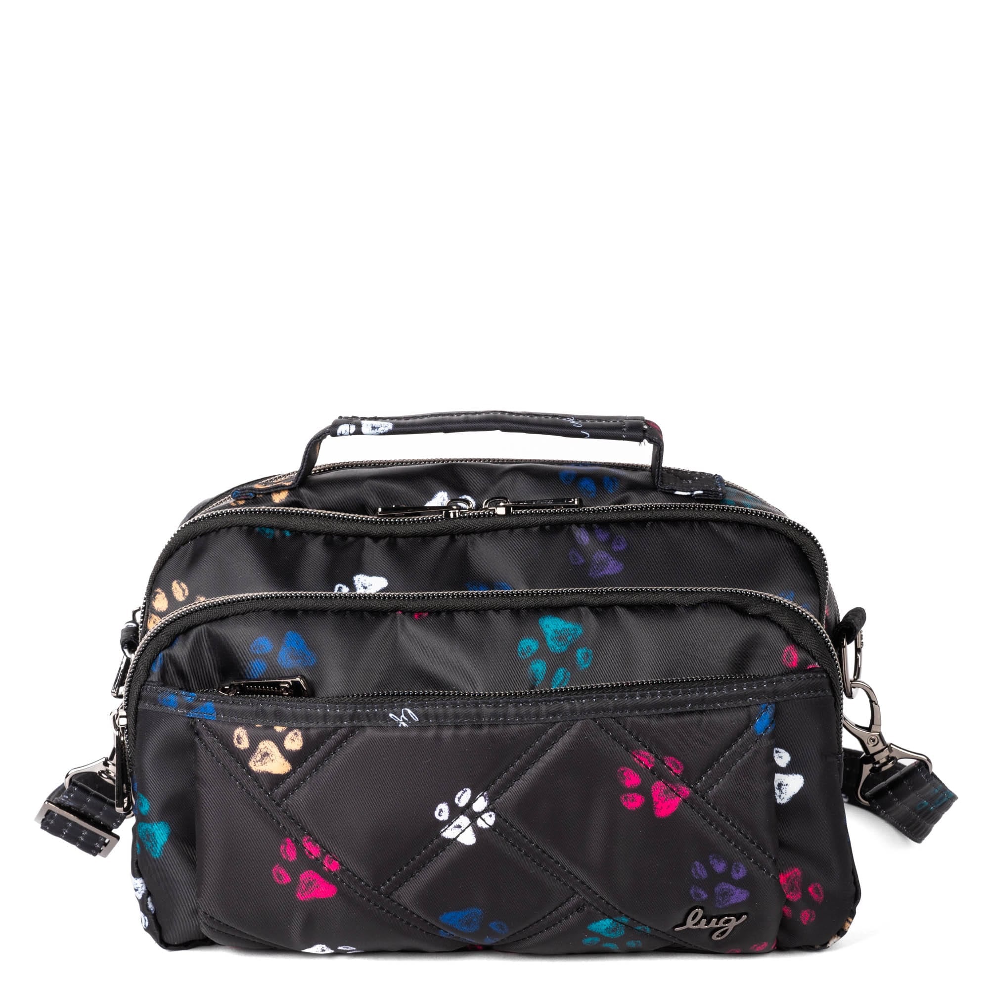 Scoop SE Crossbody Bag - PAWS BLACK - ScoopSE_PawsBlack_01