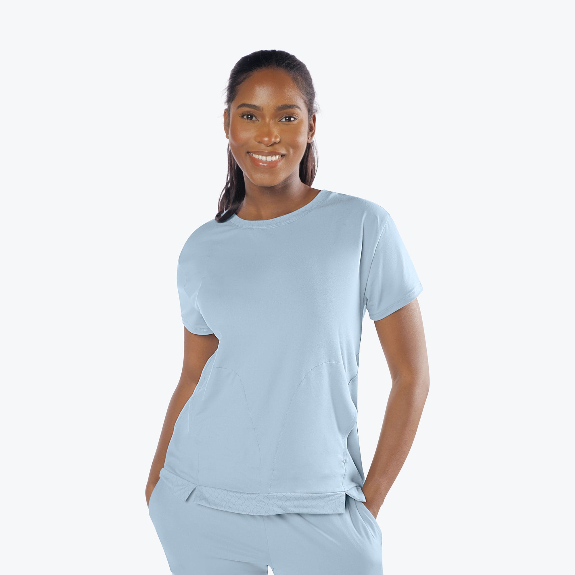 Scoop Short Sleeve Top - BLUE MOON ICEPOP - Scoop_Top_BlueMoon-Icepop_S_01a