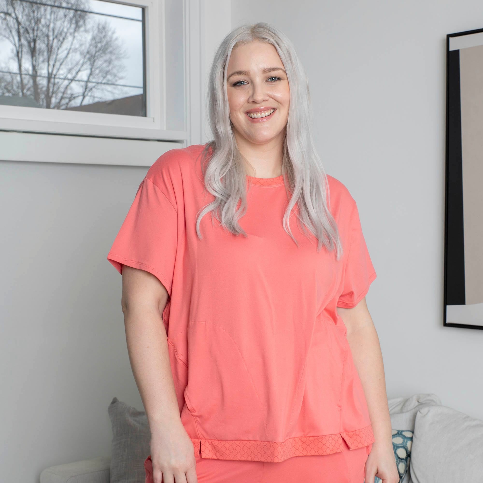 Scoop Short Sleeve Top - - Scoop_Top_Lifestyle_02