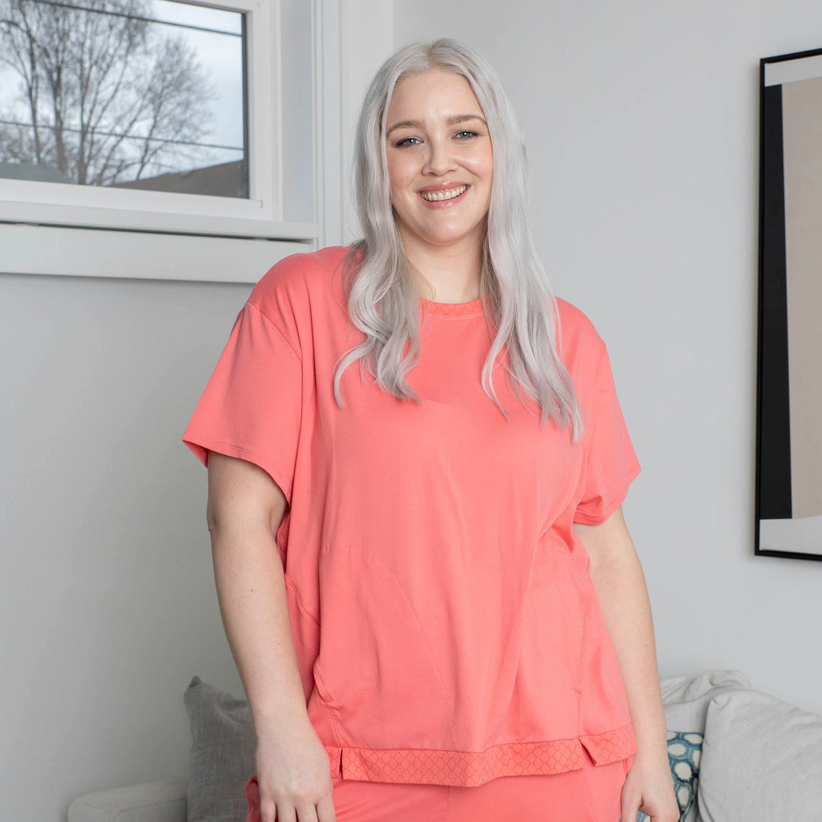 Scoop Short Sleeve Top - - Scoop_Top_Lifestyle_02