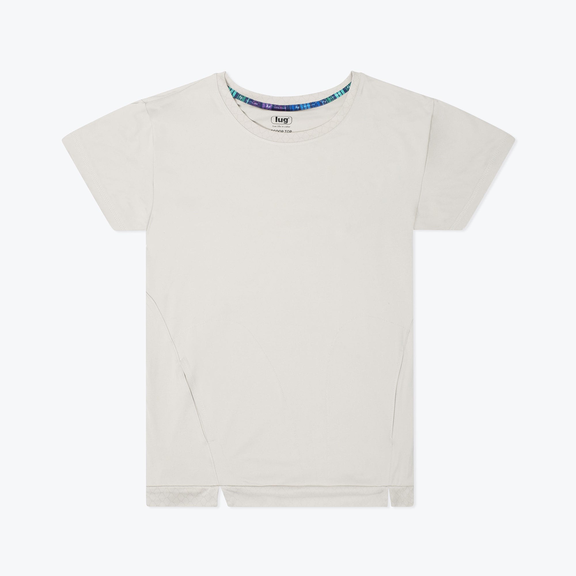 Scoop Short Sleeve Top - PEBBLE - Scoop_Top_Pebble_Flatlay_05_aed90170-c782-4726-931e-d818c7225bd1