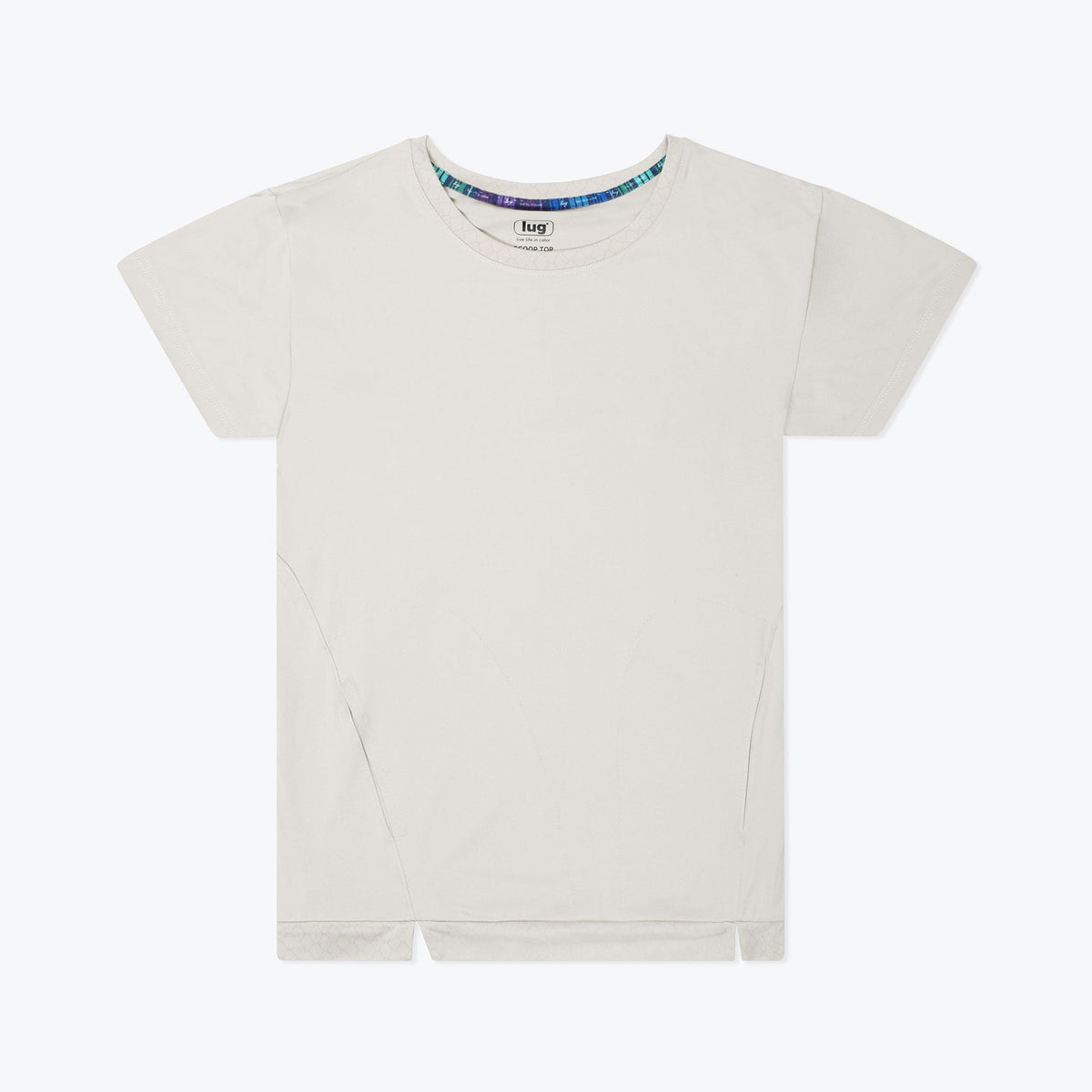 Scoop Short Sleeve Top - PEBBLE - Scoop_Top_Pebble_Flatlay_05_aed90170-c782-4726-931e-d818c7225bd1