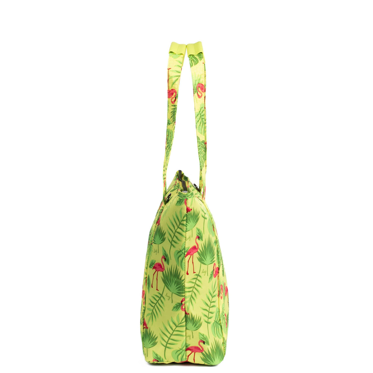 Scramble Insulated Tote Bag - FLAMINGO LIME - Scramble_FlamingoLime_03