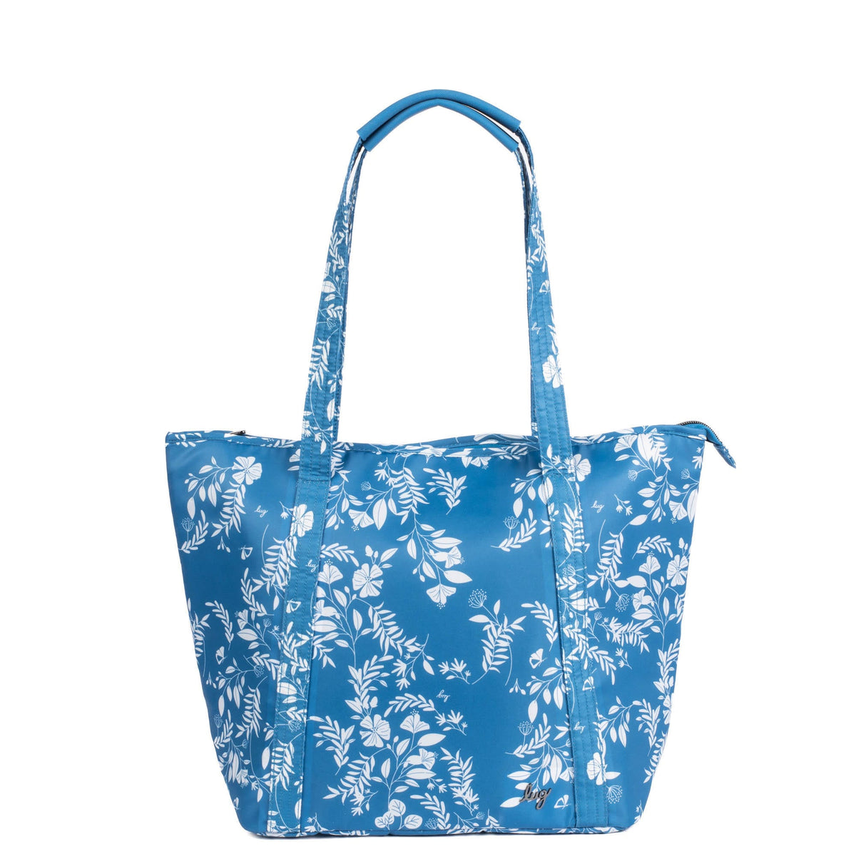 Scramble Insulated Tote Bag - FLOURISH BLUE - Scramble_FlourishBlue_01